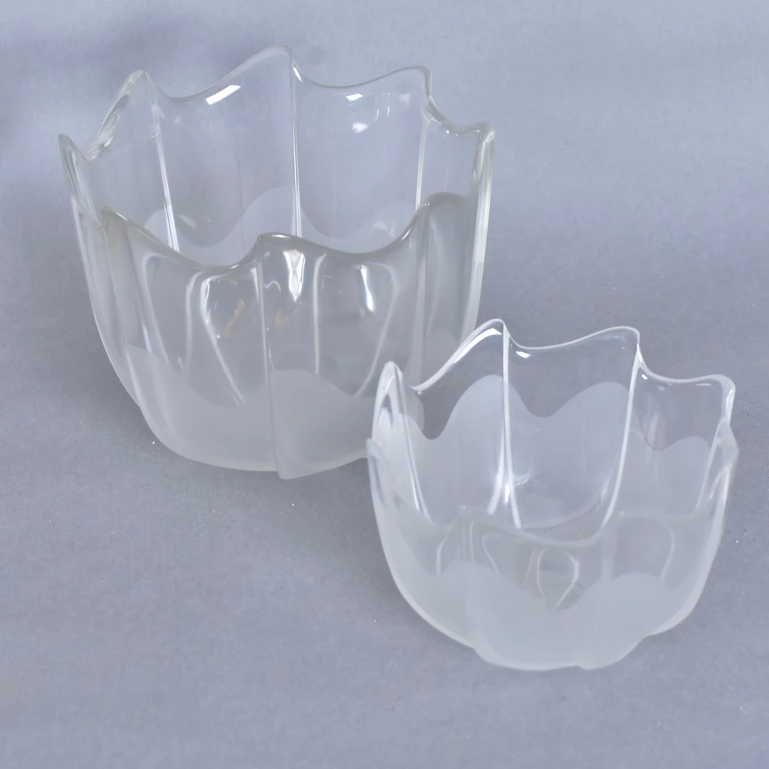 SKÅLAR, 2-stycken, glas, Rosenthal Studio-Line.