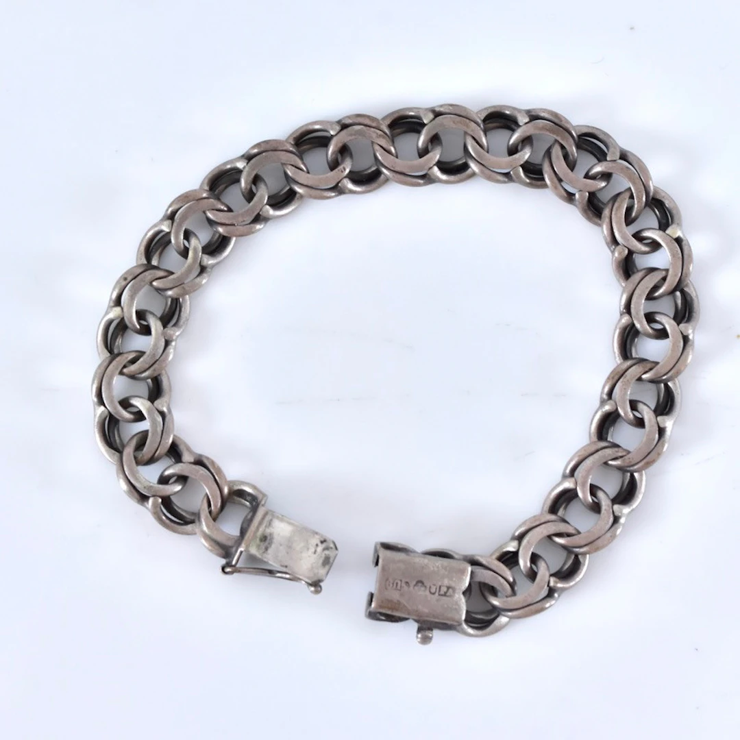 ARMBAND, bismarck, Victor Janson Lindesberg 1970, silver.