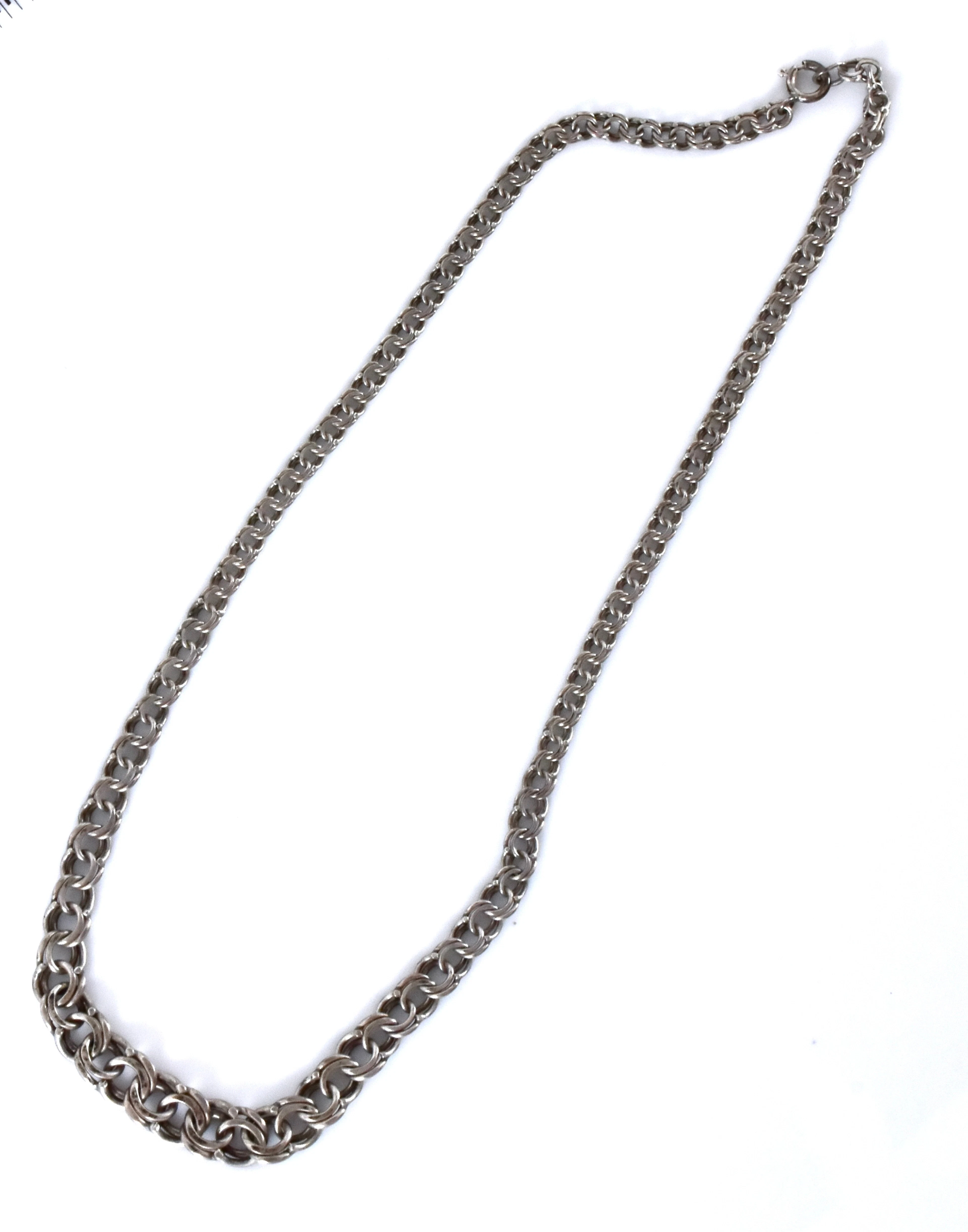 HALSBAND, doserad bismarck, sterlingsilver.