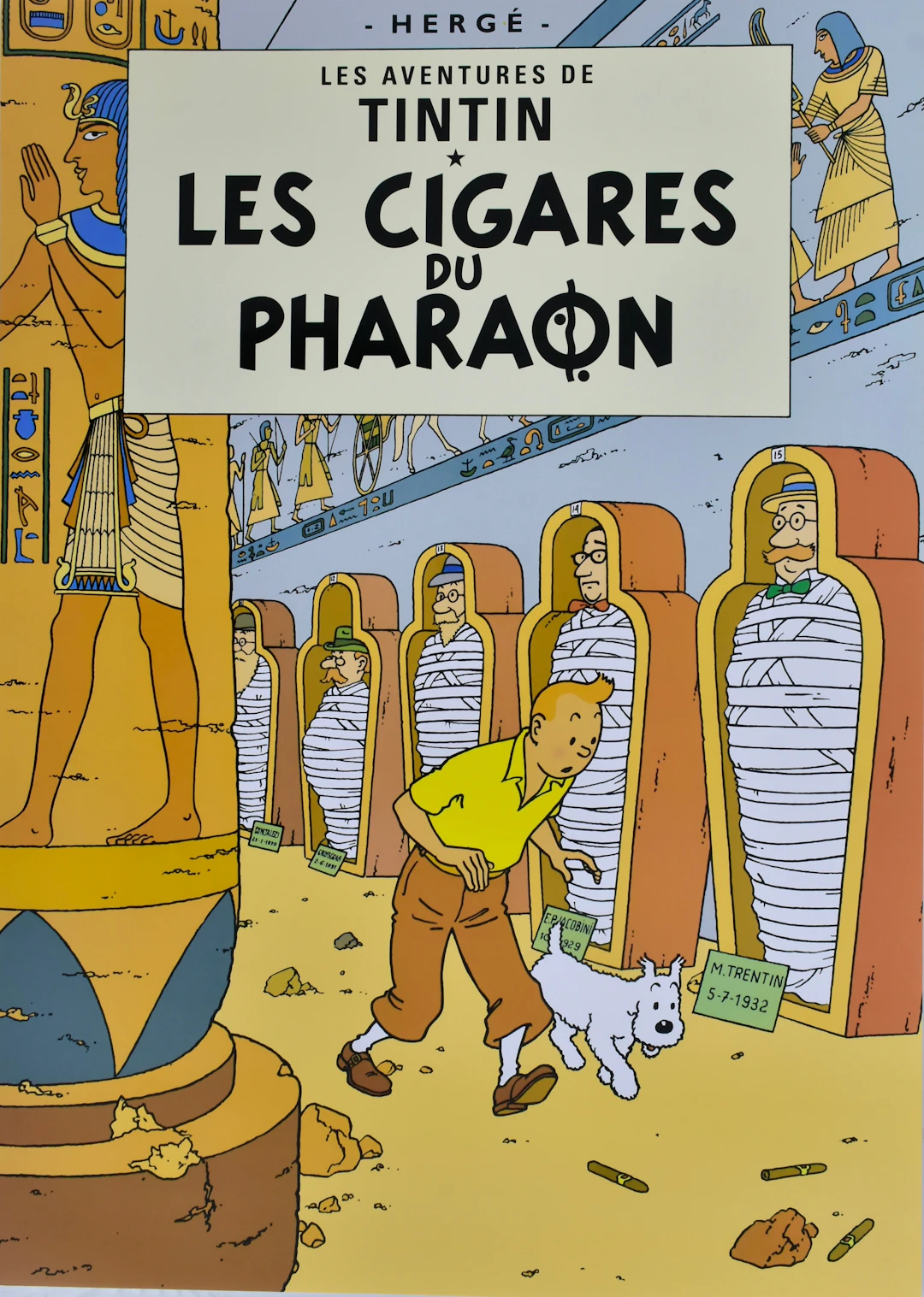 AFFISCH, offsettryck, Tintin.