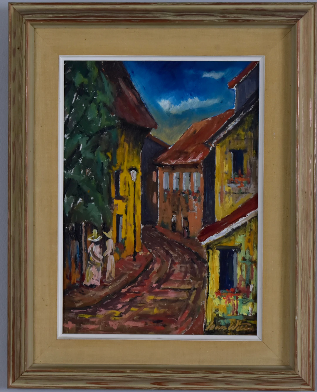 JEAN WILTON. Olja på duk.