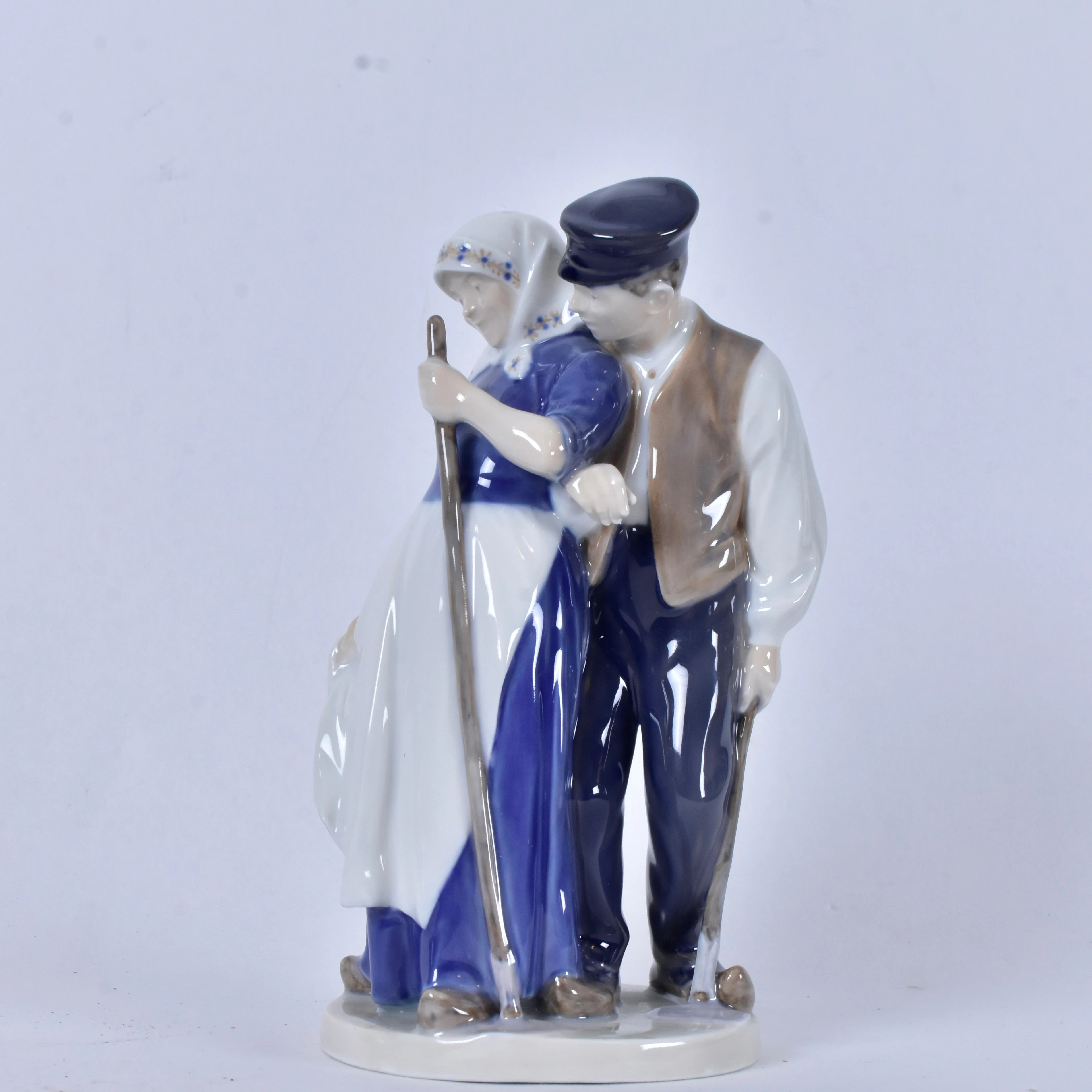 CHRISTIAN THOMSEN. Figurin, porslin, nr 1300, Royal Copenhagen, Danmark.