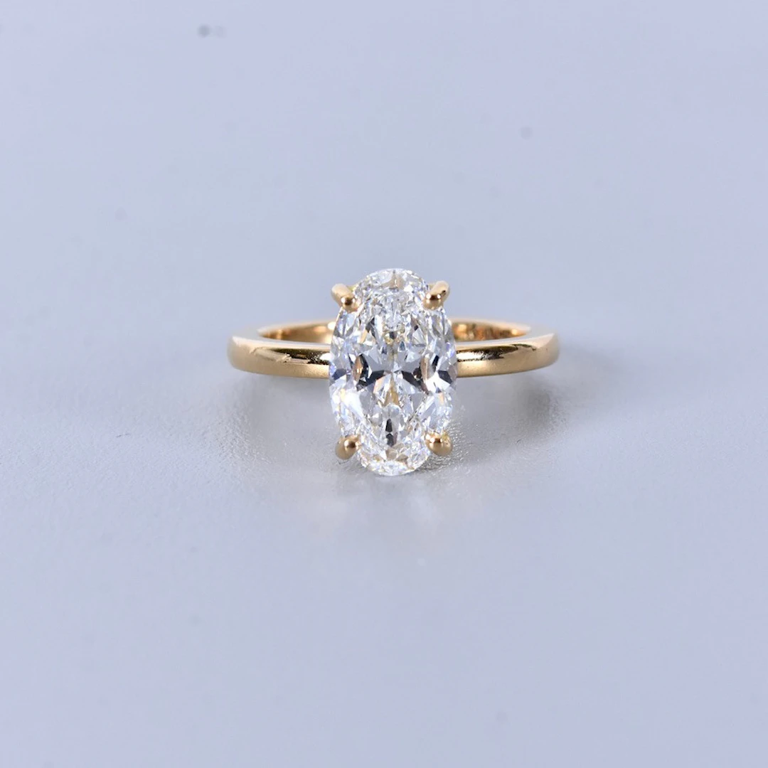 DIAMANTRING, 2,54ct, 18K IGI Cert Labgrown.