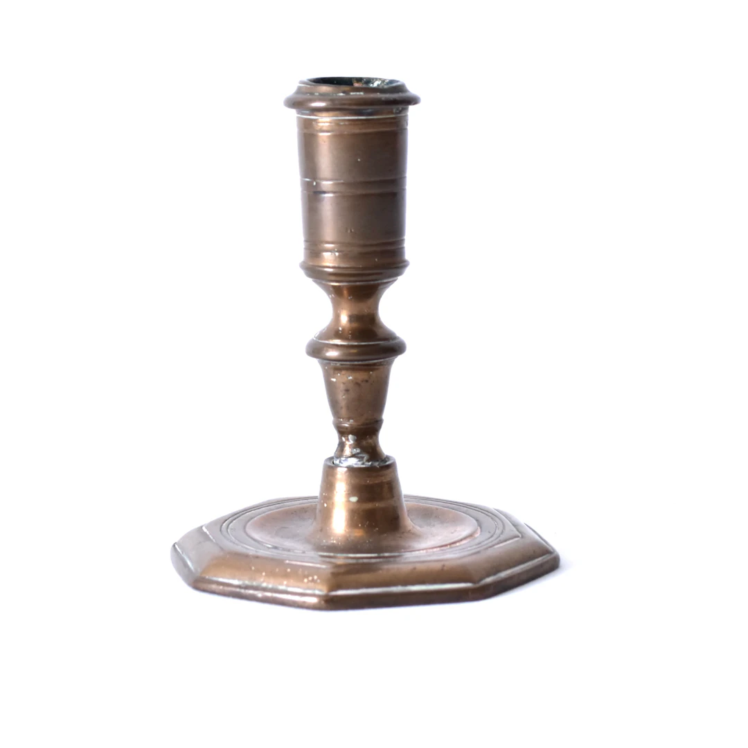 LJUSSTAKE, brons, 1700-tal.