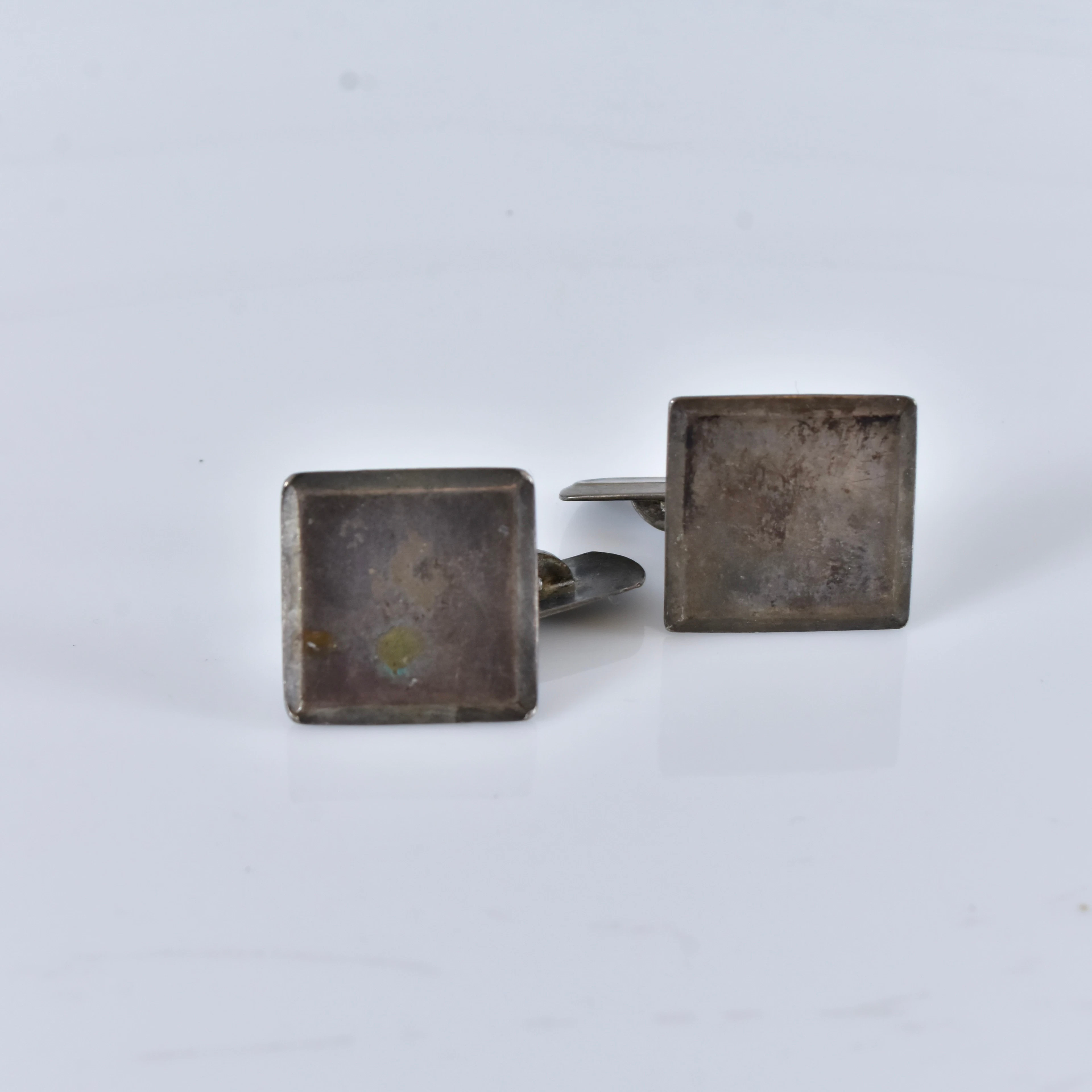 MANSCHETTKNAPPAR, silver.