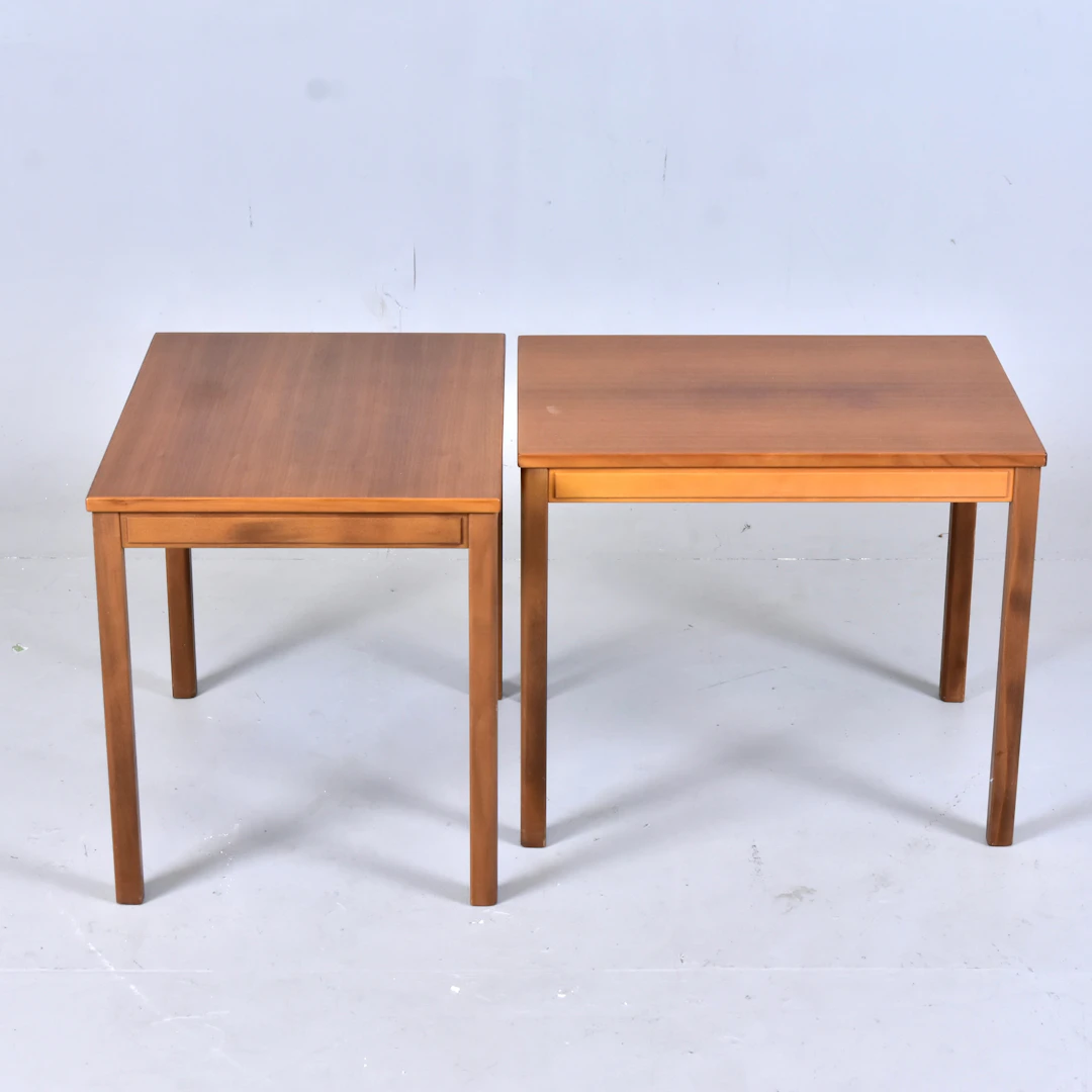 LAMPBORD, 1-par, teak, 1960/70-tal.