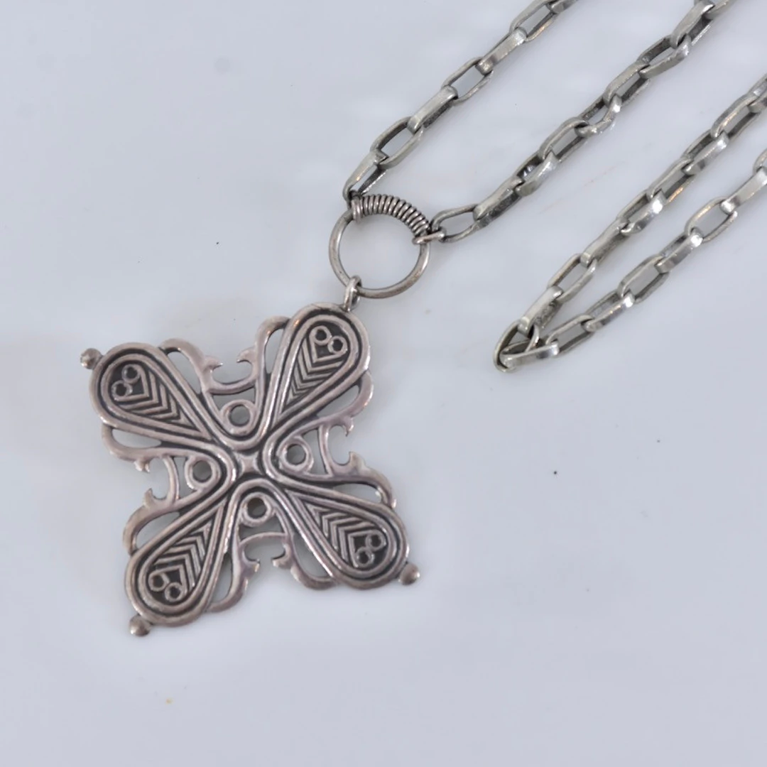 HALSKEDJA, med hänge, silver, Kalewala Kory Oy Helsingfors, Finland.