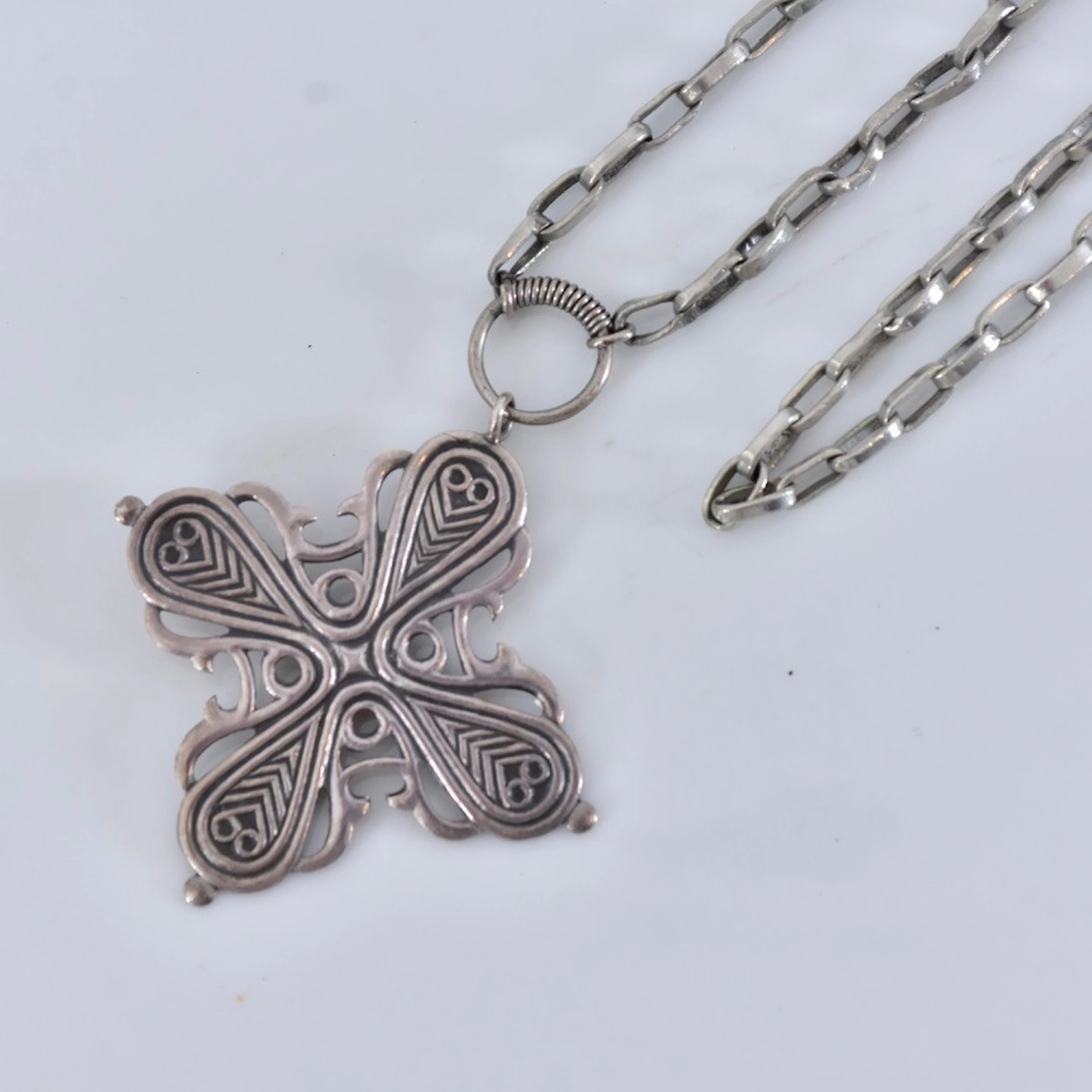 HALSKEDJA, med hänge, silver, Kalewala Kory Oy Helsingfors, Finland.