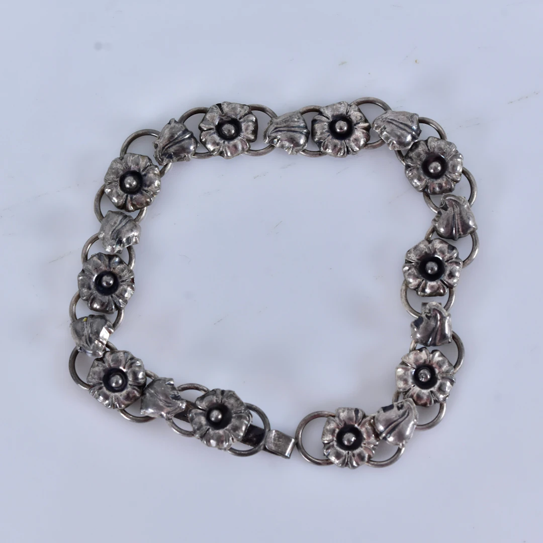 ARMBAND, silver, Ernst Forssell Falkenberg 1949.