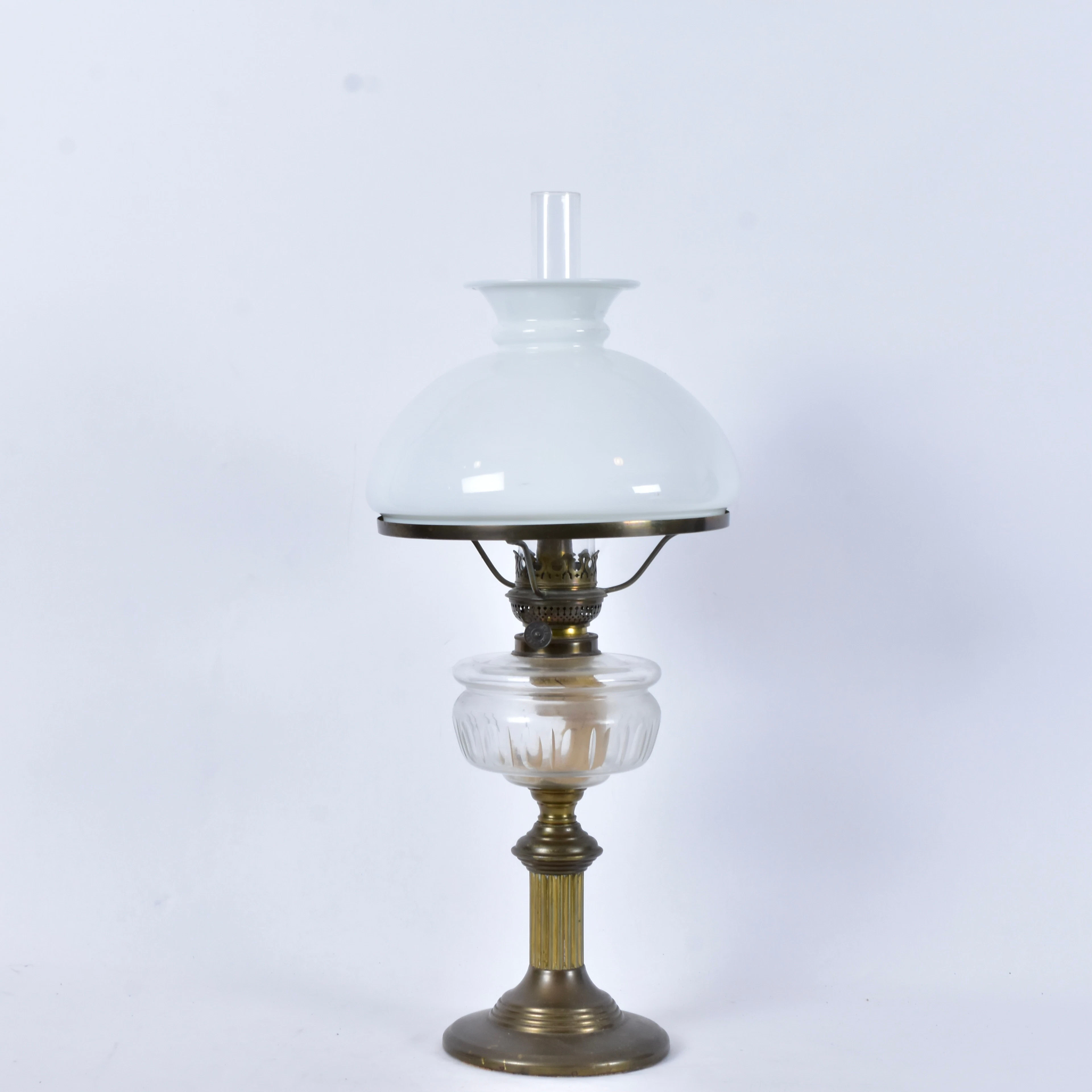 FOTOGENLAMPA, mässing/glas, 1900-talets första hälft.
