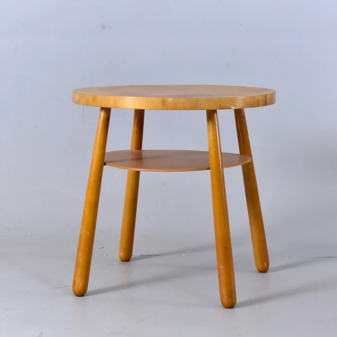 ARNOLD MADSEN. HANS ART. soffbord, ljus björk, Scandinavian Modern.