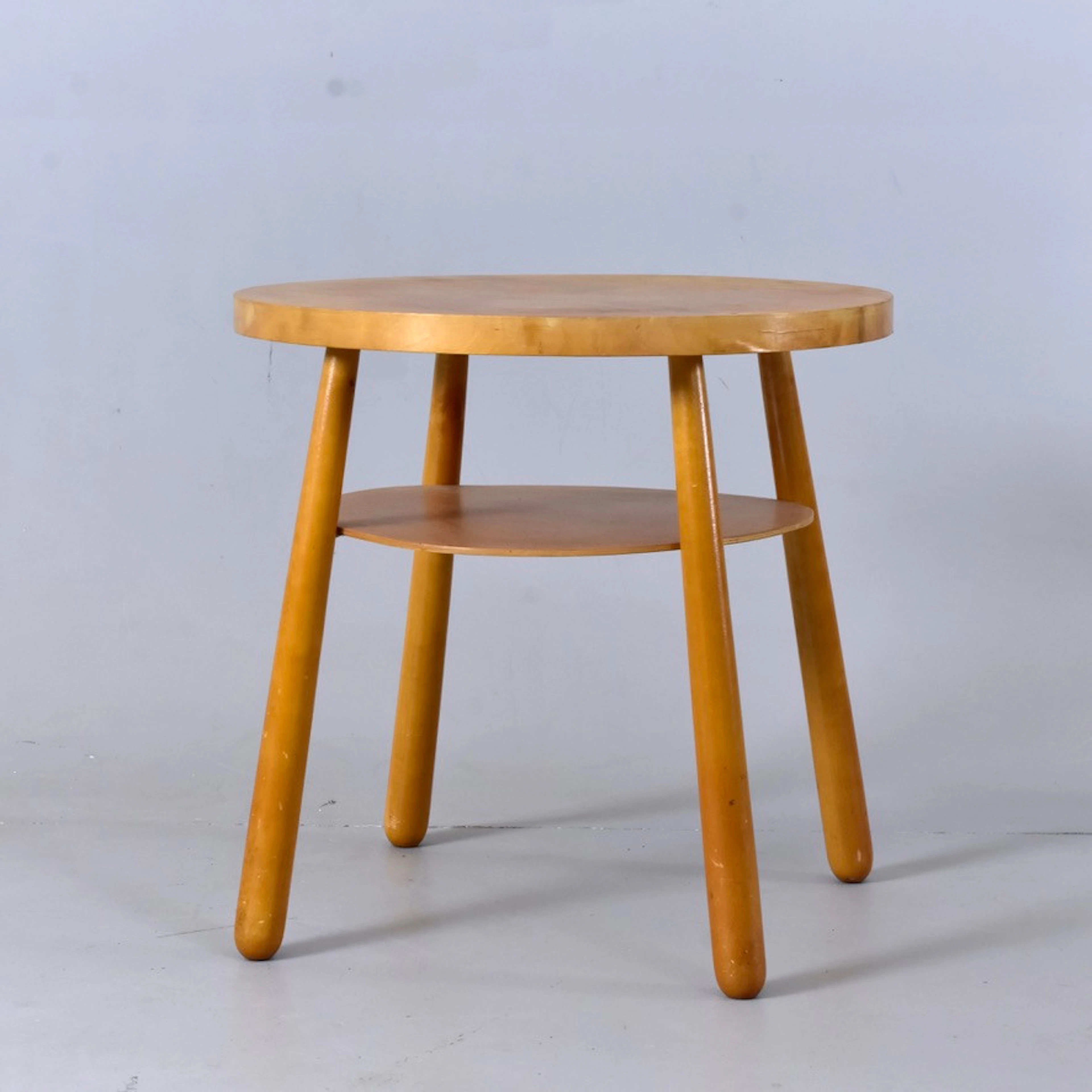 ARNOLD MADSEN. HANS ART. soffbord, ljus björk, Scandinavian Modern.