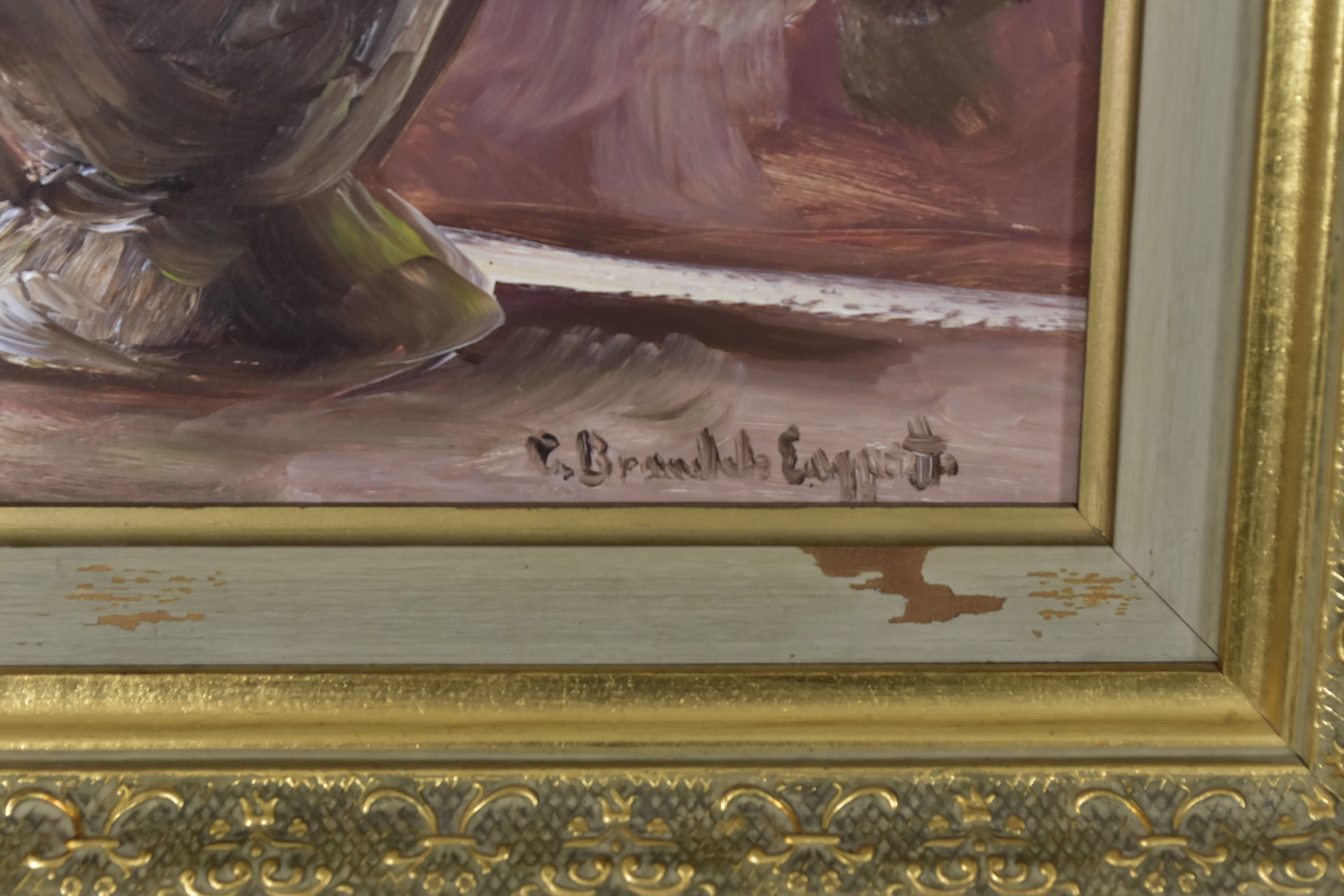 CARIN BRANDELS ENGQVIST. Olja på pannå.