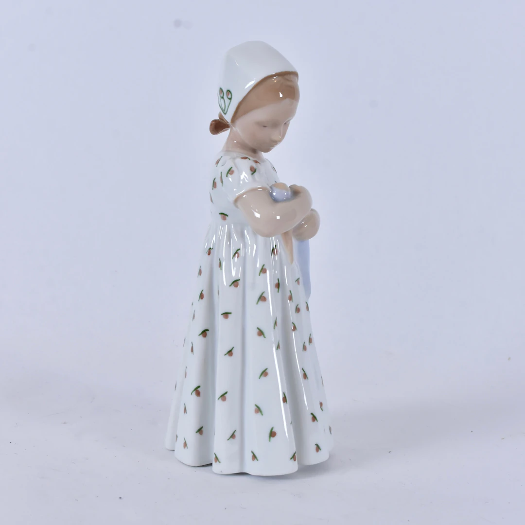 INGEBORG PLOCKGROSS IRMINGEN. figurin, porslin, Bing & Gröndahl, flicka