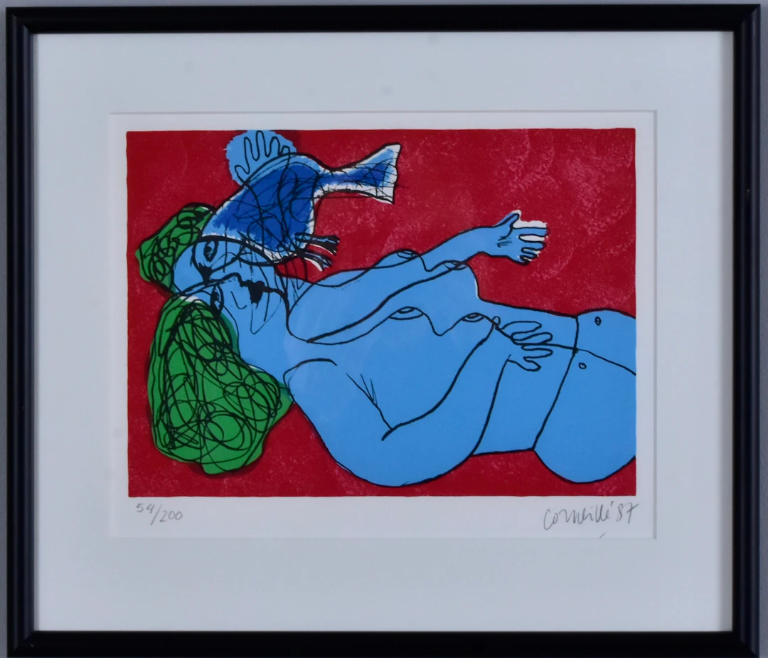 GUILLAUME VAN BEVERLOO, "CORNEILLE". Färglitografi.