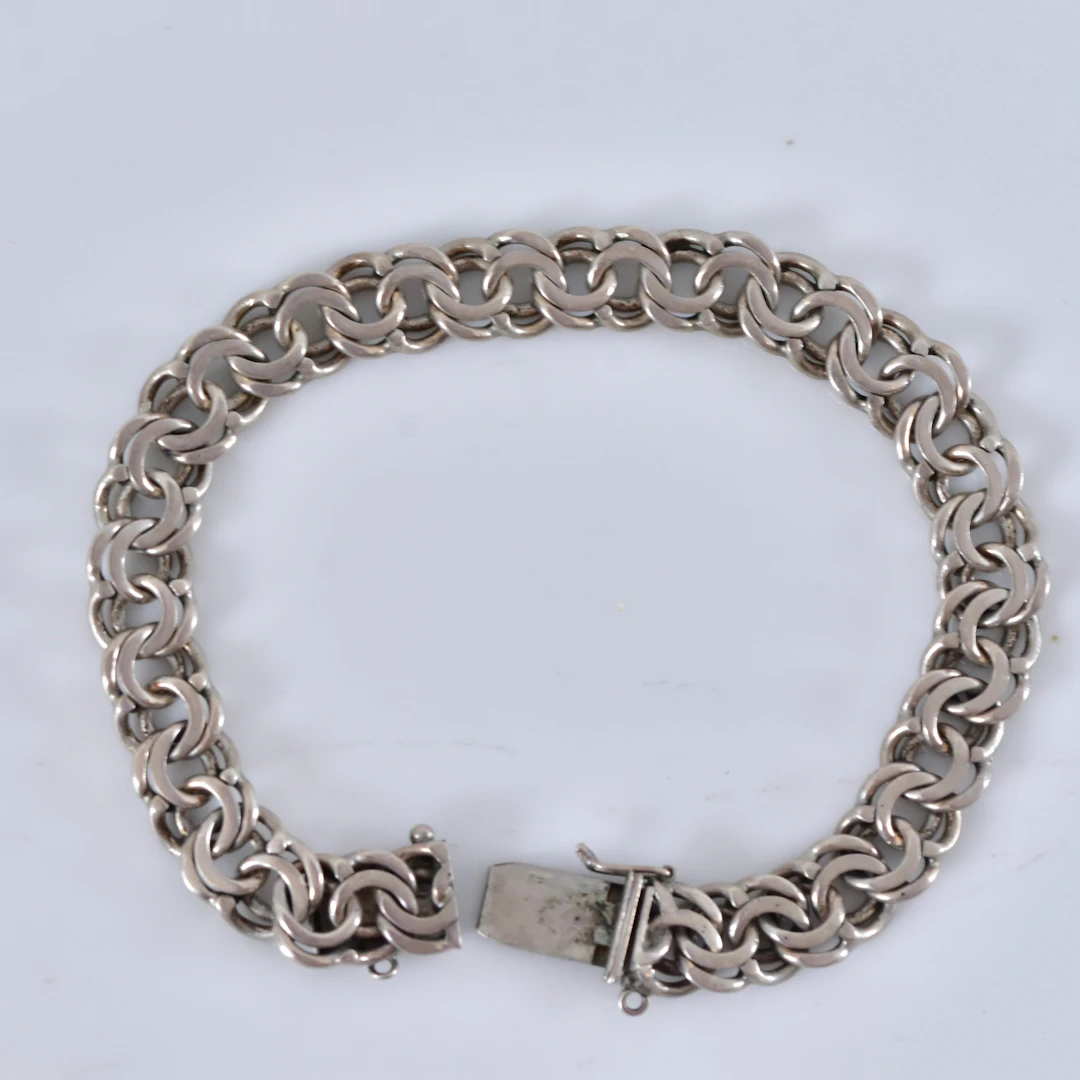 ARMBAND, bismarck, silver, Guldvaruhuset Stockholm 1947.