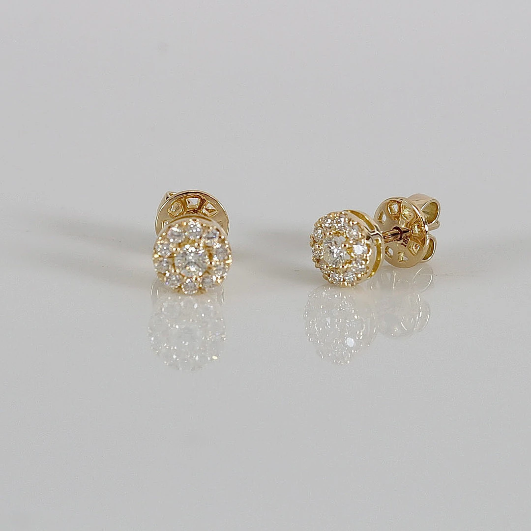 DIAMANTÖRHÄNGEN, 0,41ct, 18K.