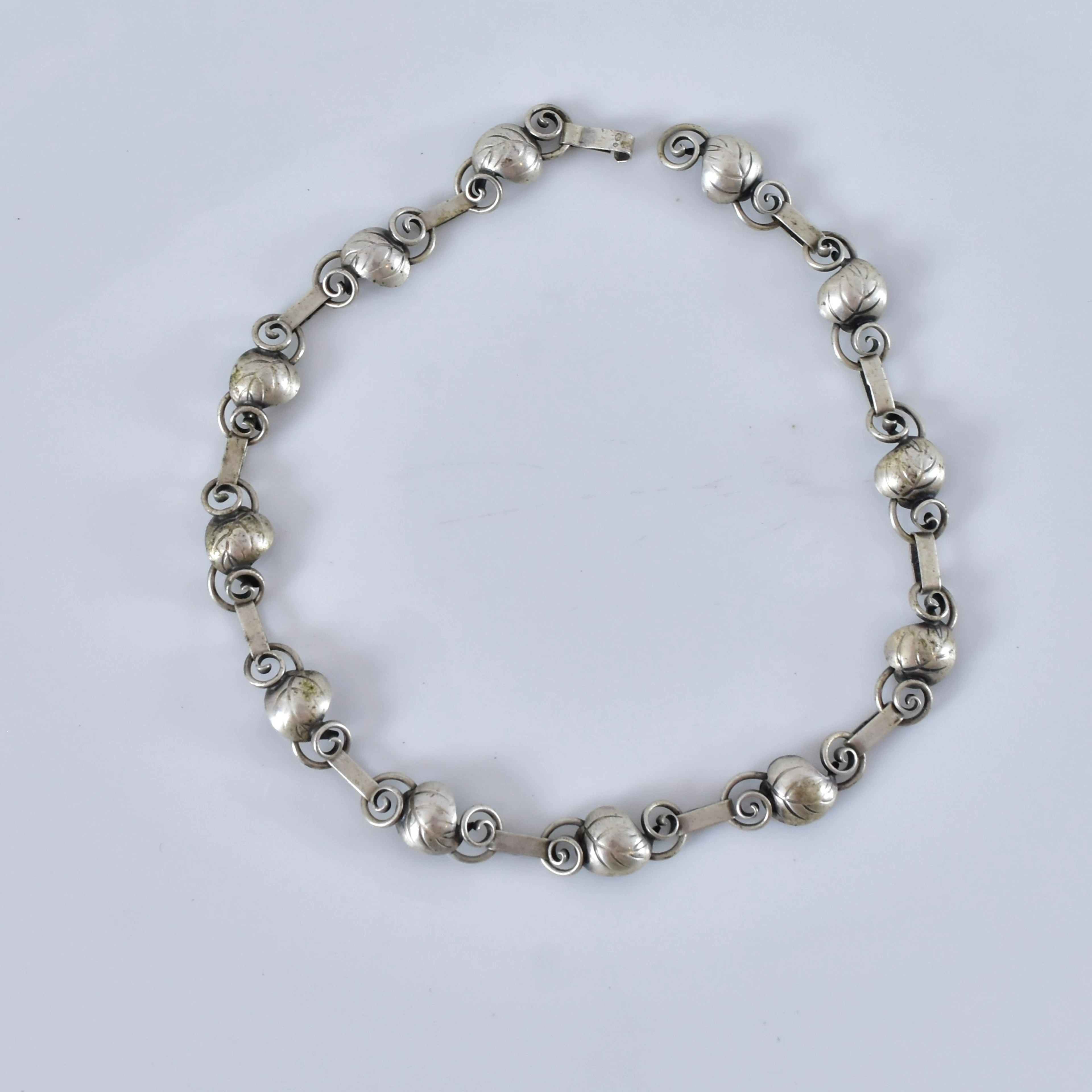 HALSBAND, Herman Siersböl, Danmark, silver.