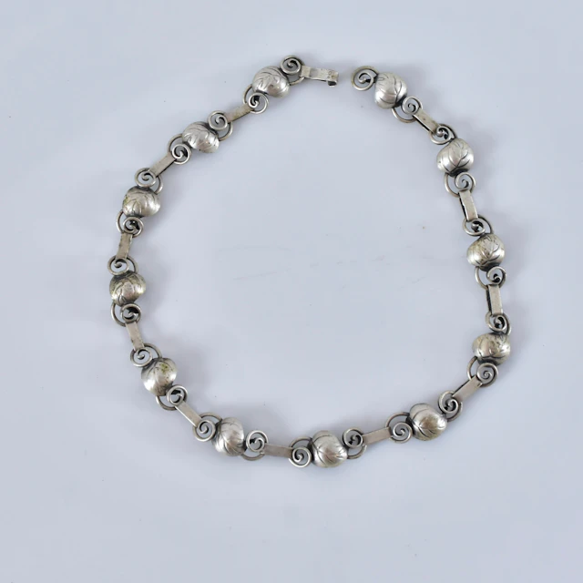 HALSBAND, Herman Siersböl, Danmark, silver.