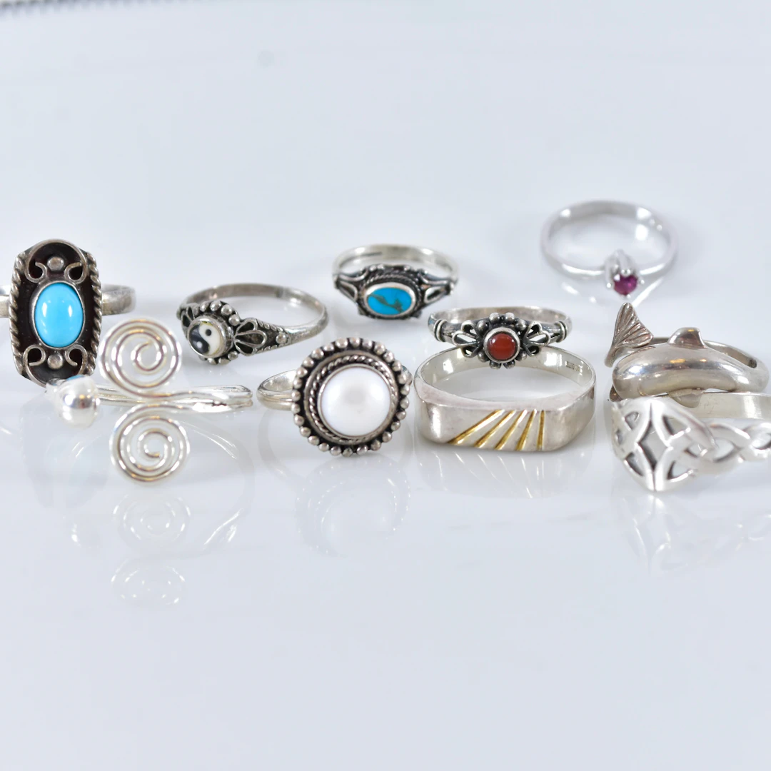RINGAR, 10 st, silver.
