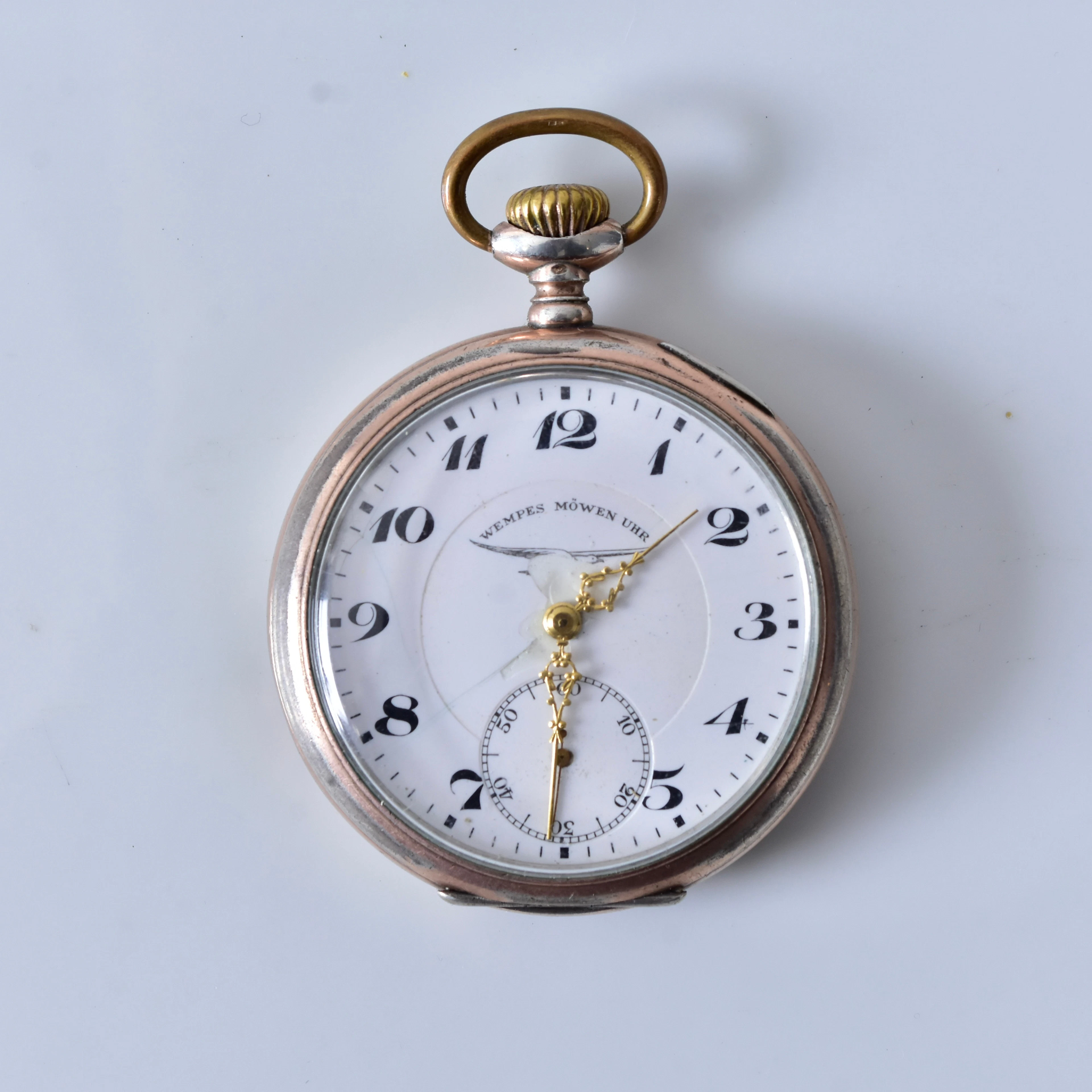 FICKUR, silver, Wempes Möwen Uhr.