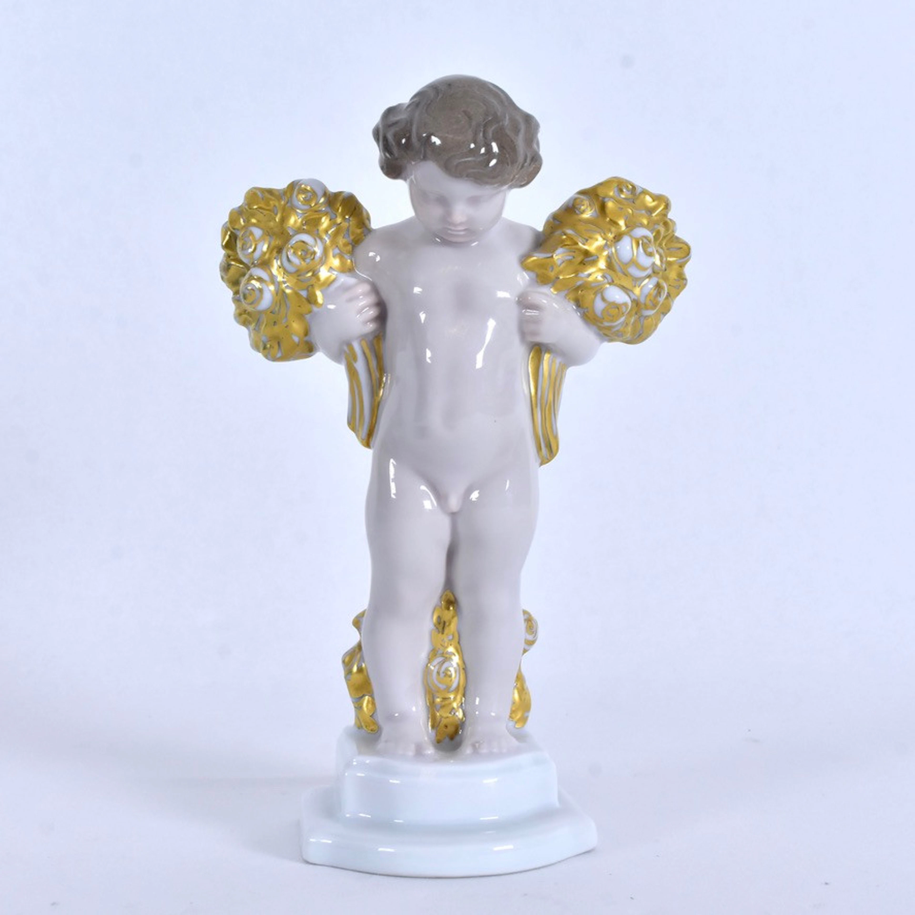 FERDINAND LIBERMANN. Figurin, porslin, "Putti", Rosenthal.