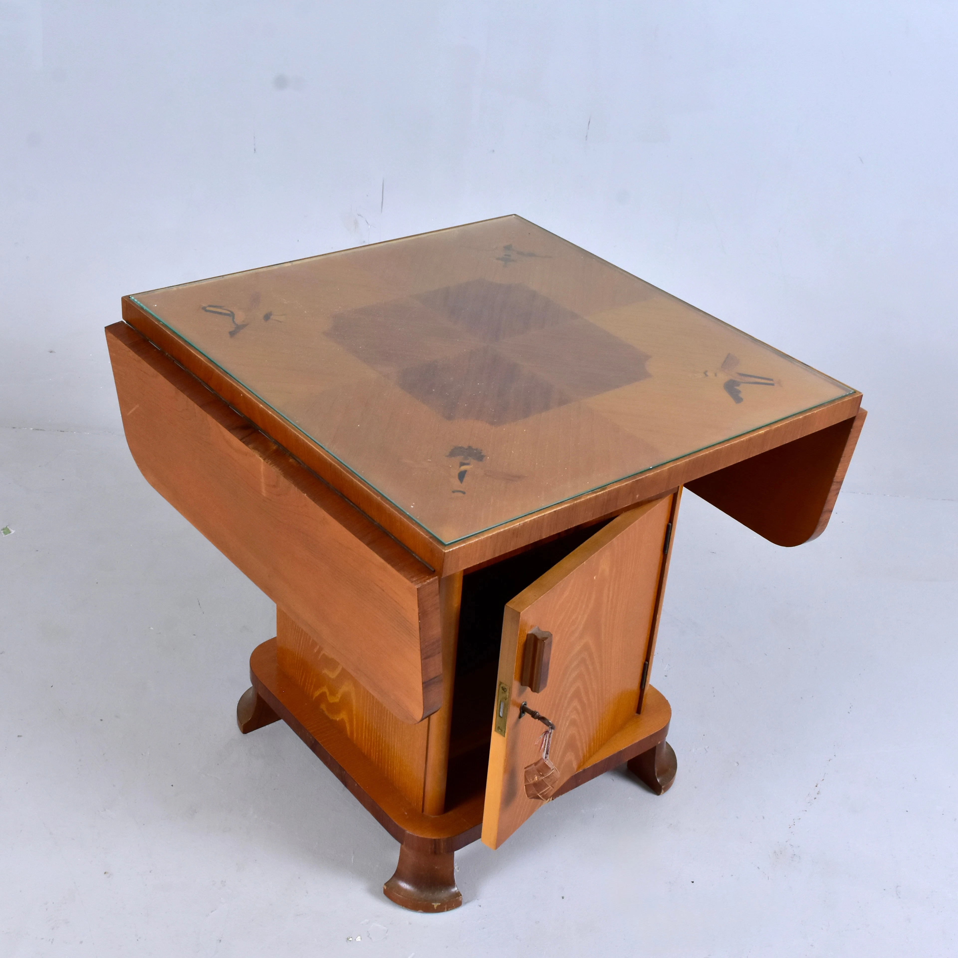 SOFFBORD, med glasskiva, Funkis, 1930-tal.