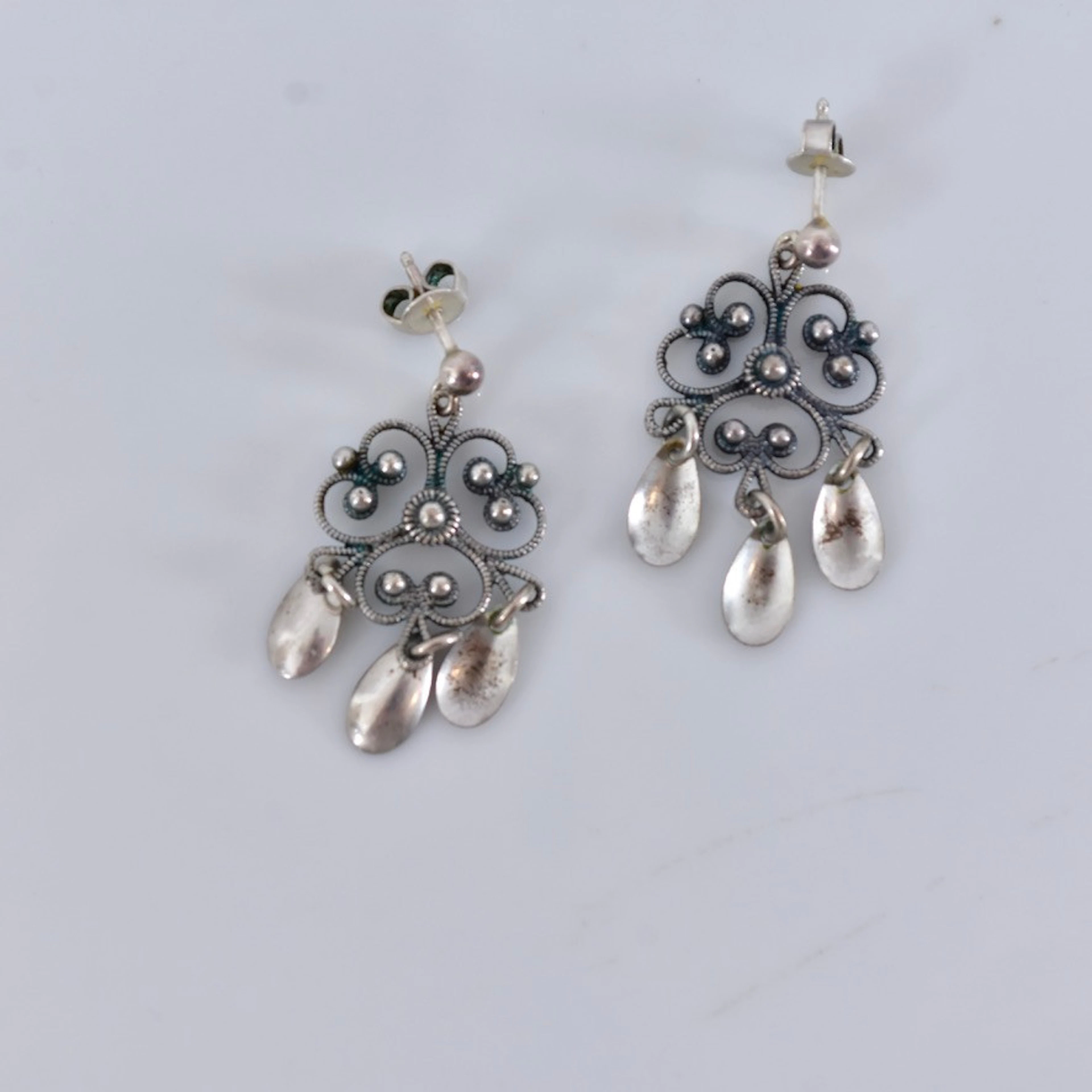 ÖRHÄNGEN, dräktmodell, silver.