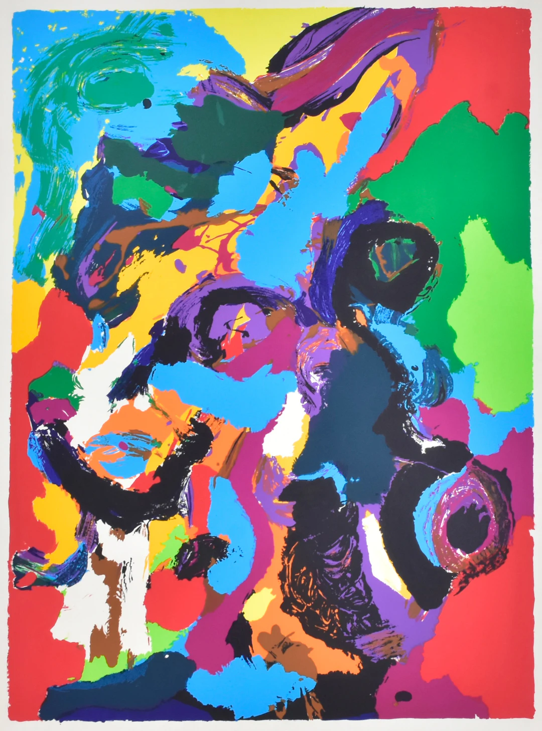 KAREL APPEL. Färglitografi.