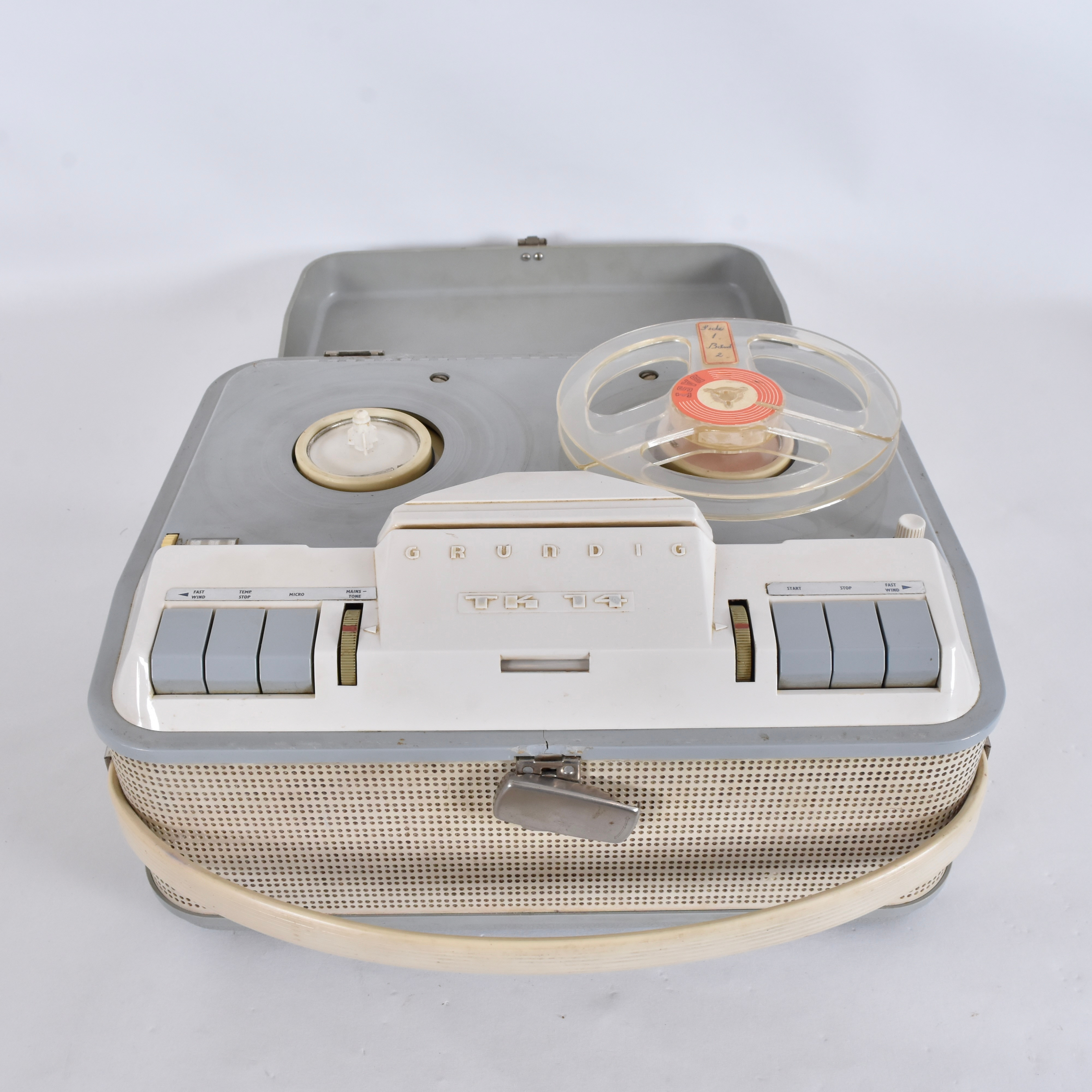 RULLBANDSPELARE Portabel, Grundig TK-14, 1960-tal.