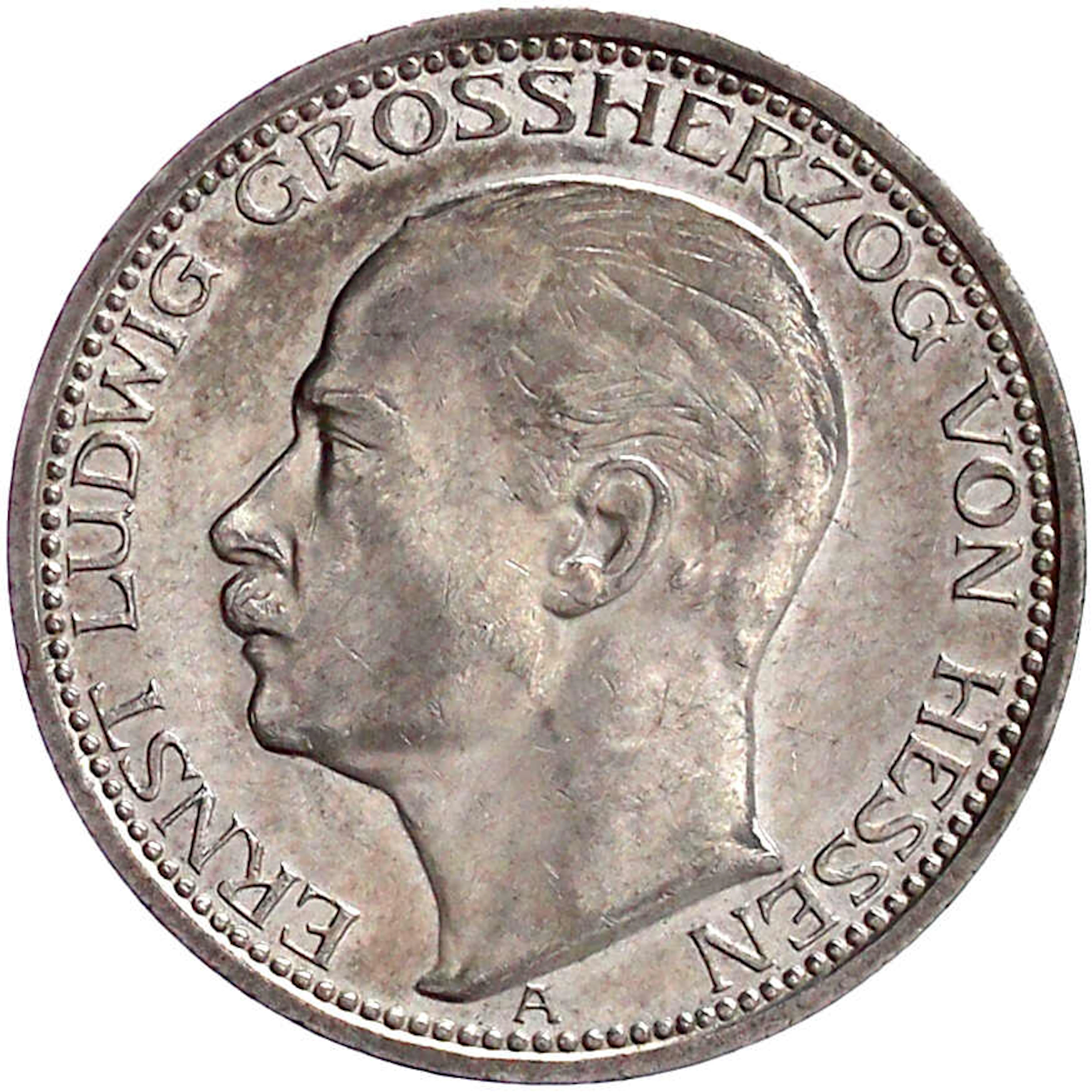 Reichssilbermünzen J. 19-178, Hessen, Ernst Ludwig, 1892-1918
