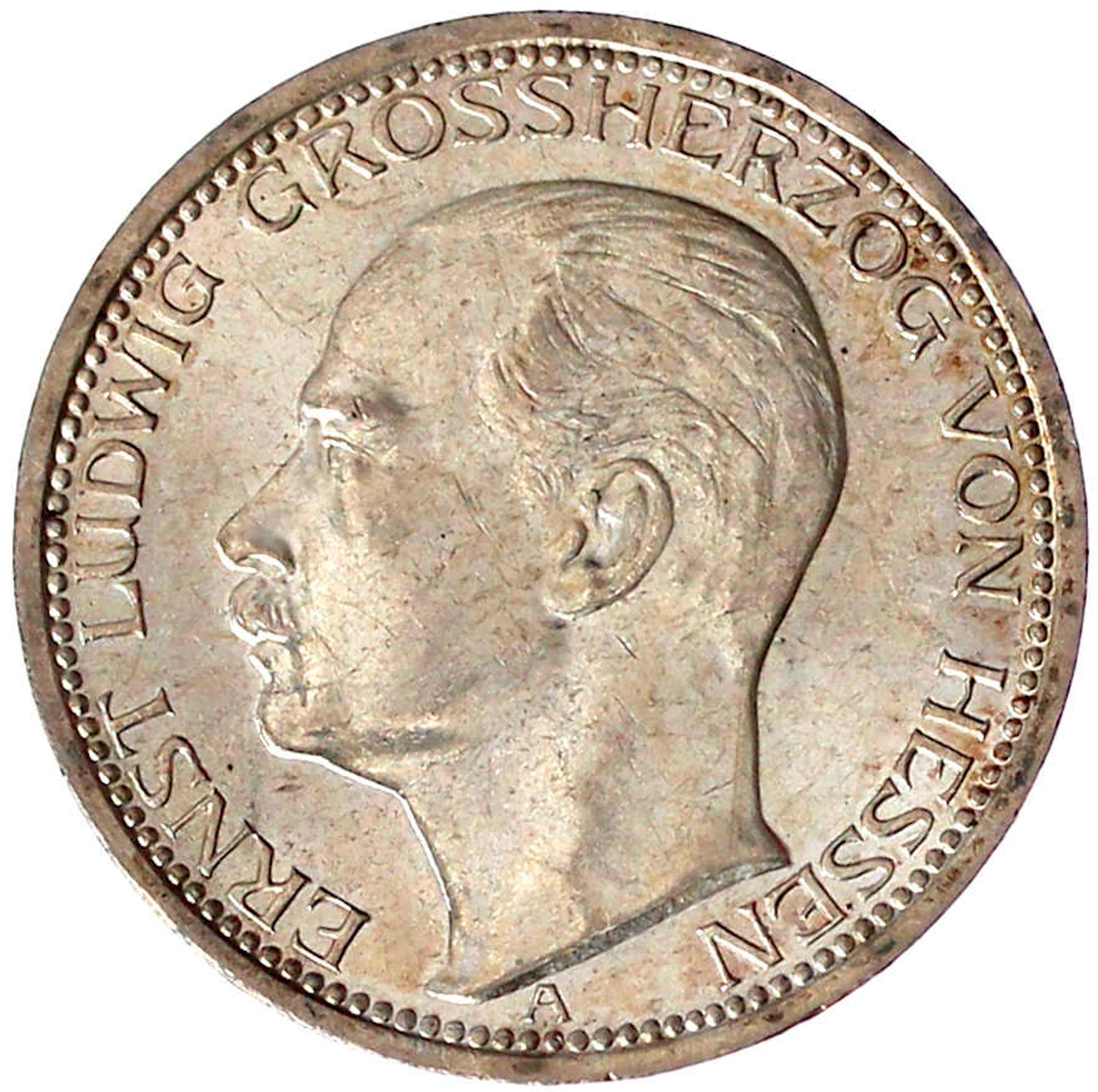 Reichssilbermünzen J. 19-178, Hessen, Ernst Ludwig, 1892-1918