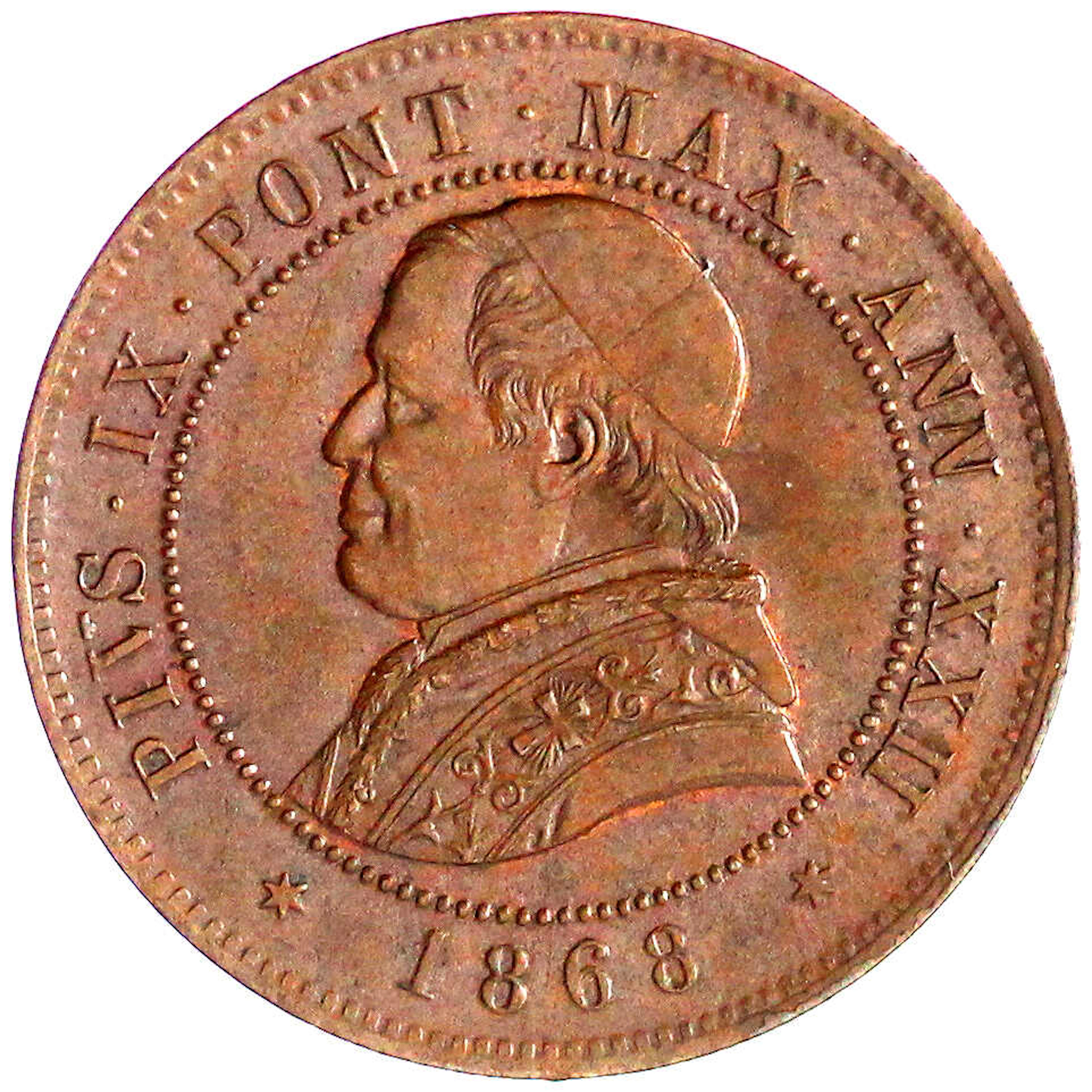 Ausländische Münzen und Medaillen, Italien-Kirchenstaat, Pius IX., 1846-1878