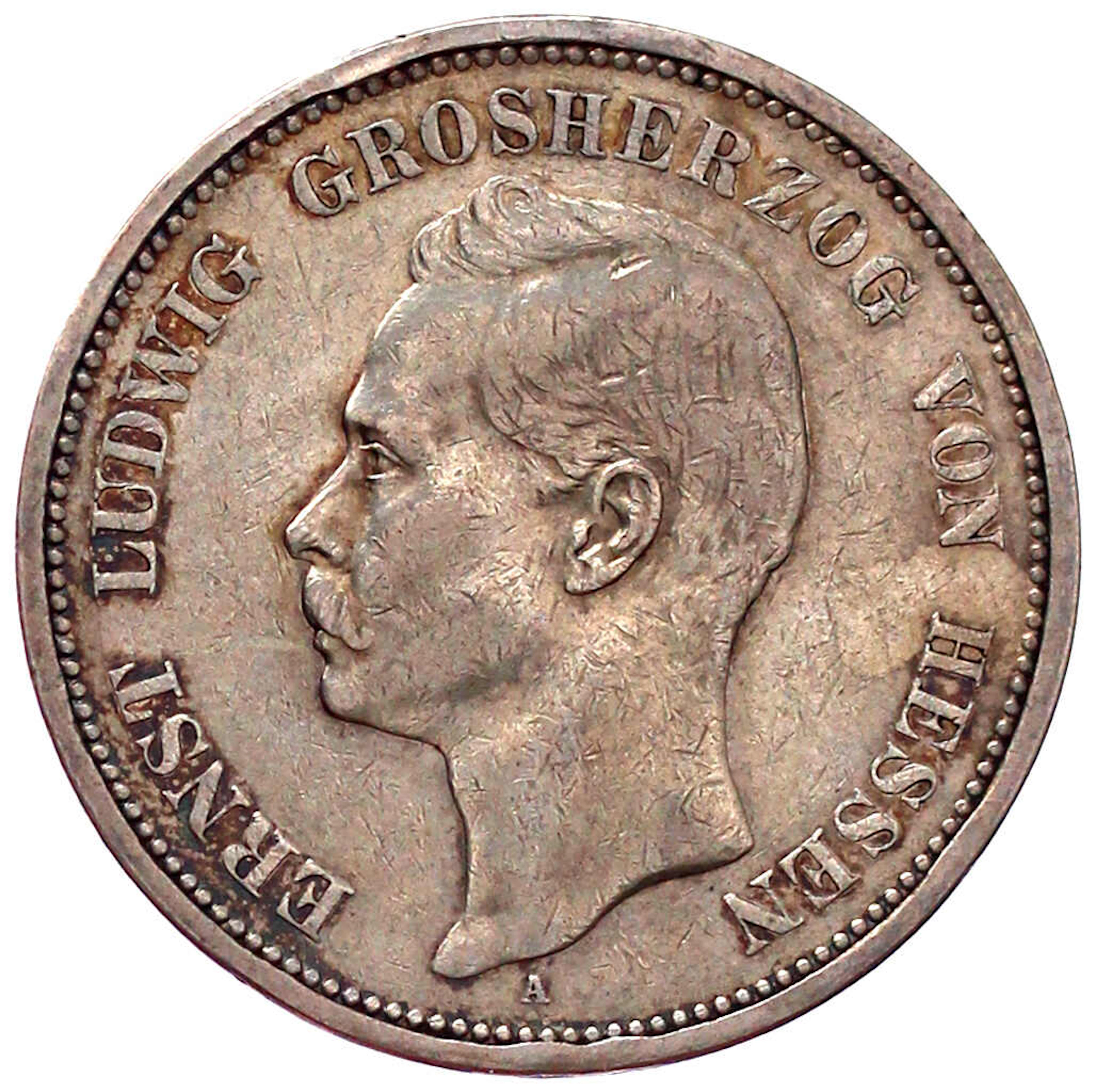 Reichssilbermünzen J. 19-178, Hessen, Ernst Ludwig, 1892-1918