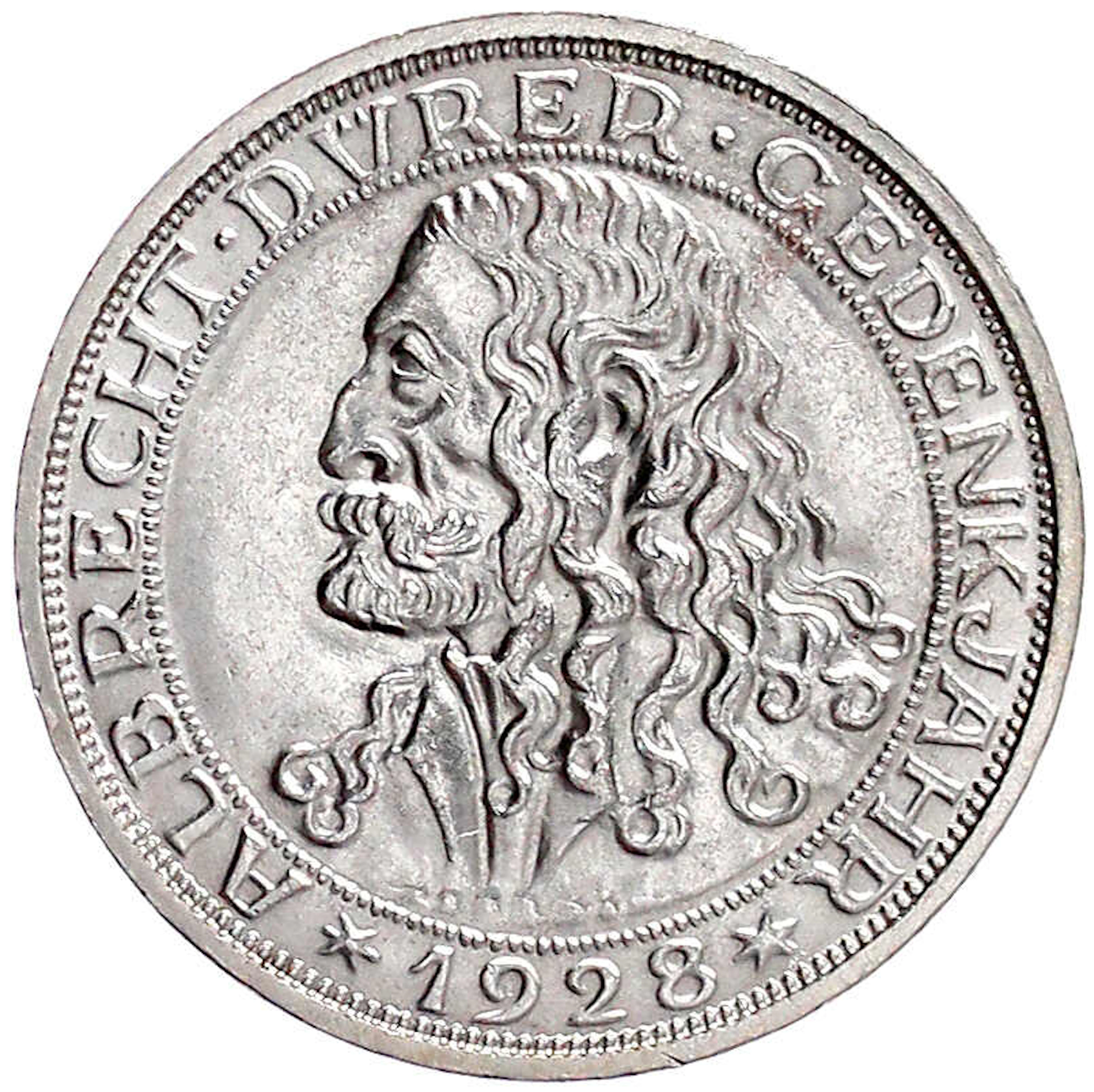 Weimarer Republik, Gedenkmünzen, 3 Reichsmark Dürer