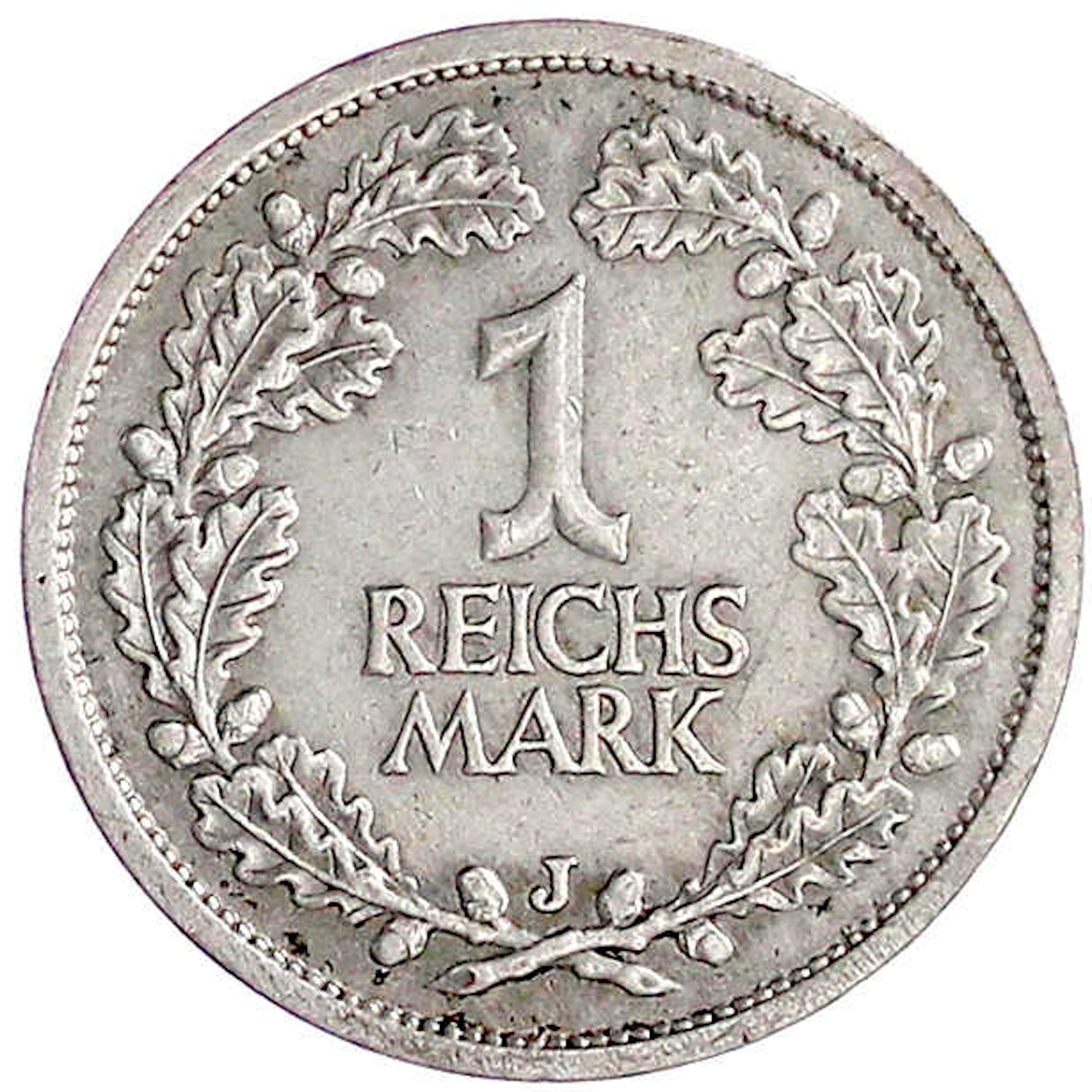 Weimarer Republik, Kursmünzen, 1 Reichsmark, Silber 1925-1927