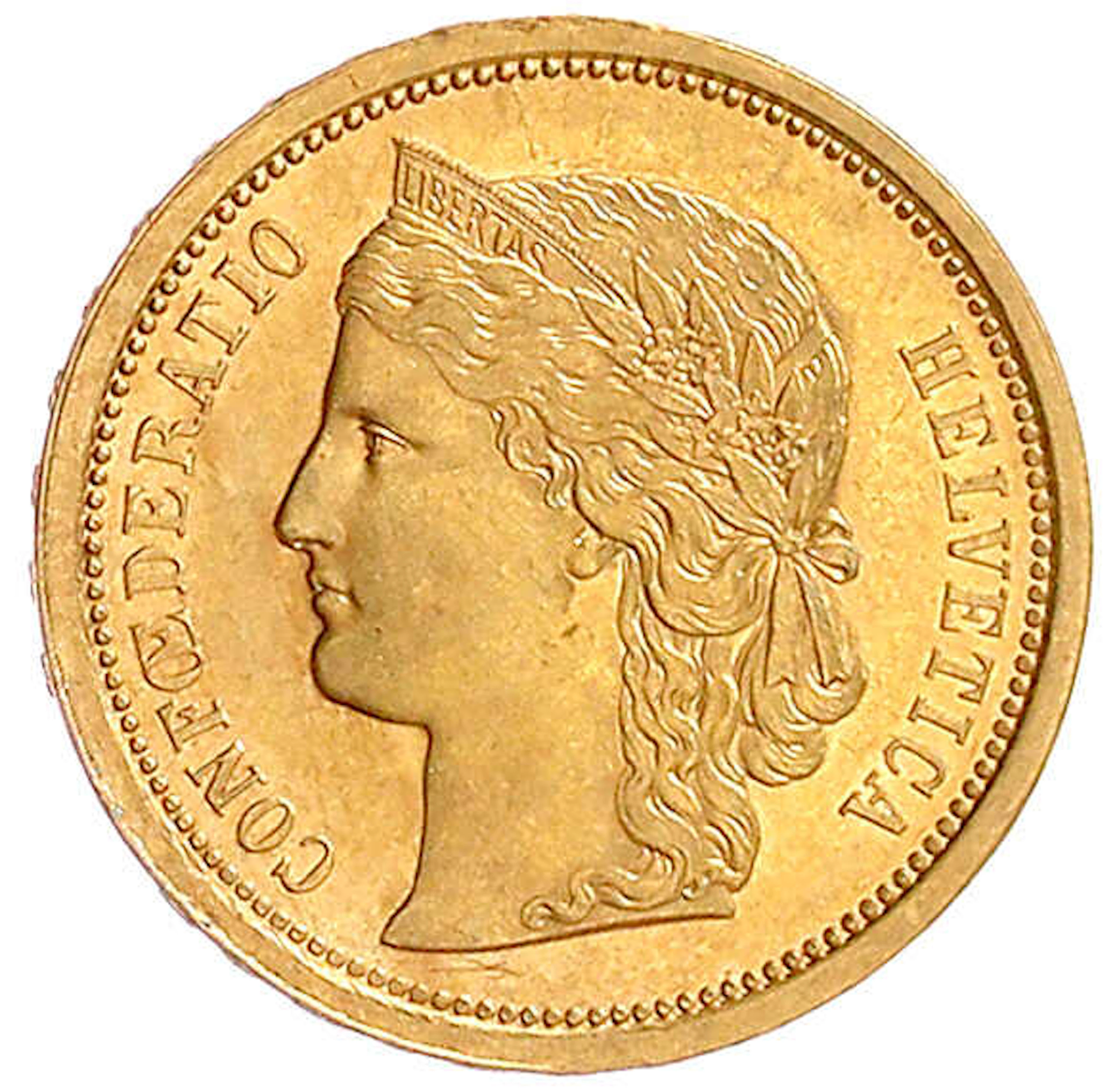 Ausländische Goldmünzen und -medaillen, Schweiz, Eidgenossenschaft, seit 1850