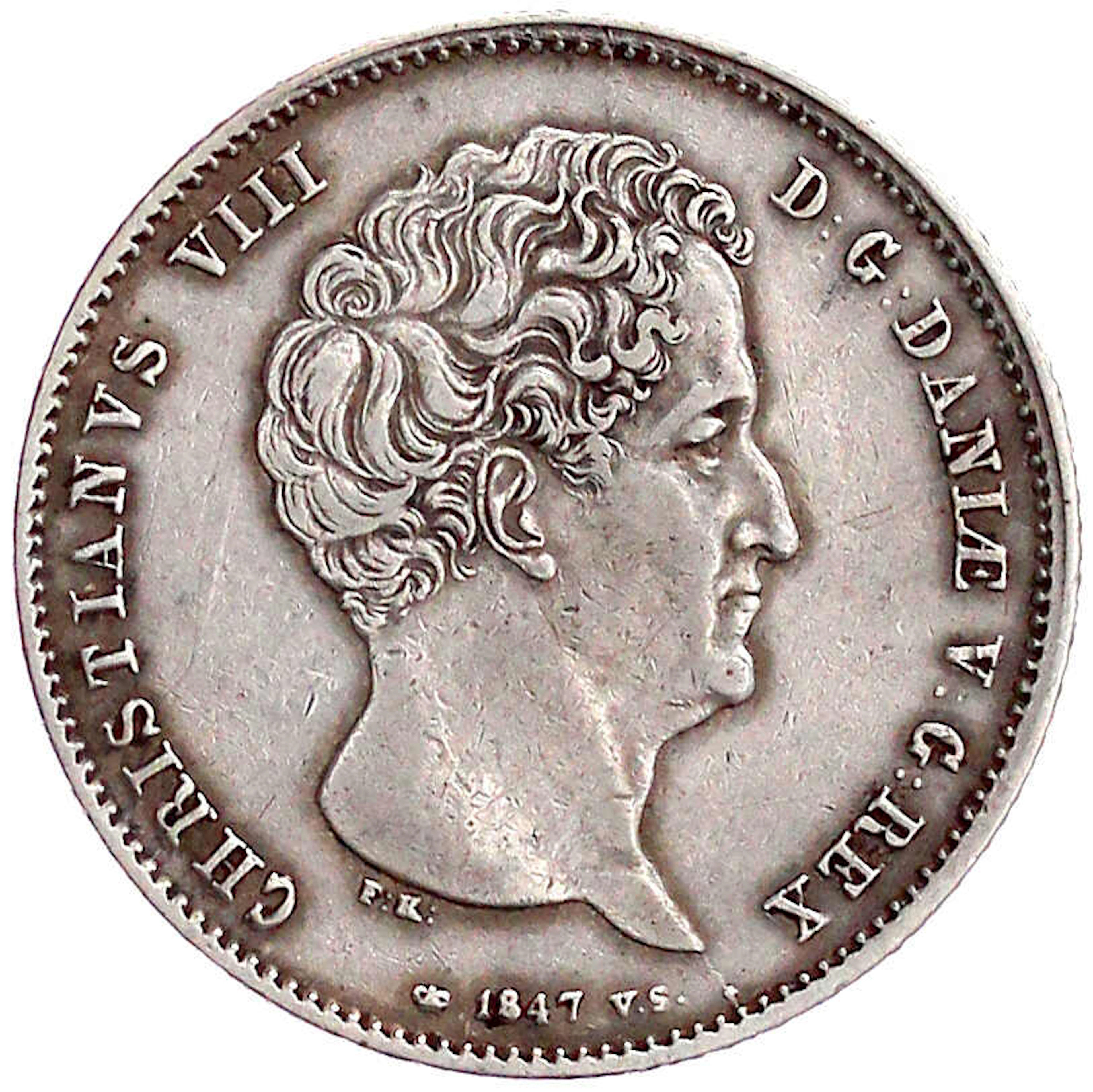 Ausländische Münzen und Medaillen, Dänemark, Christian VIII., 1839-1848