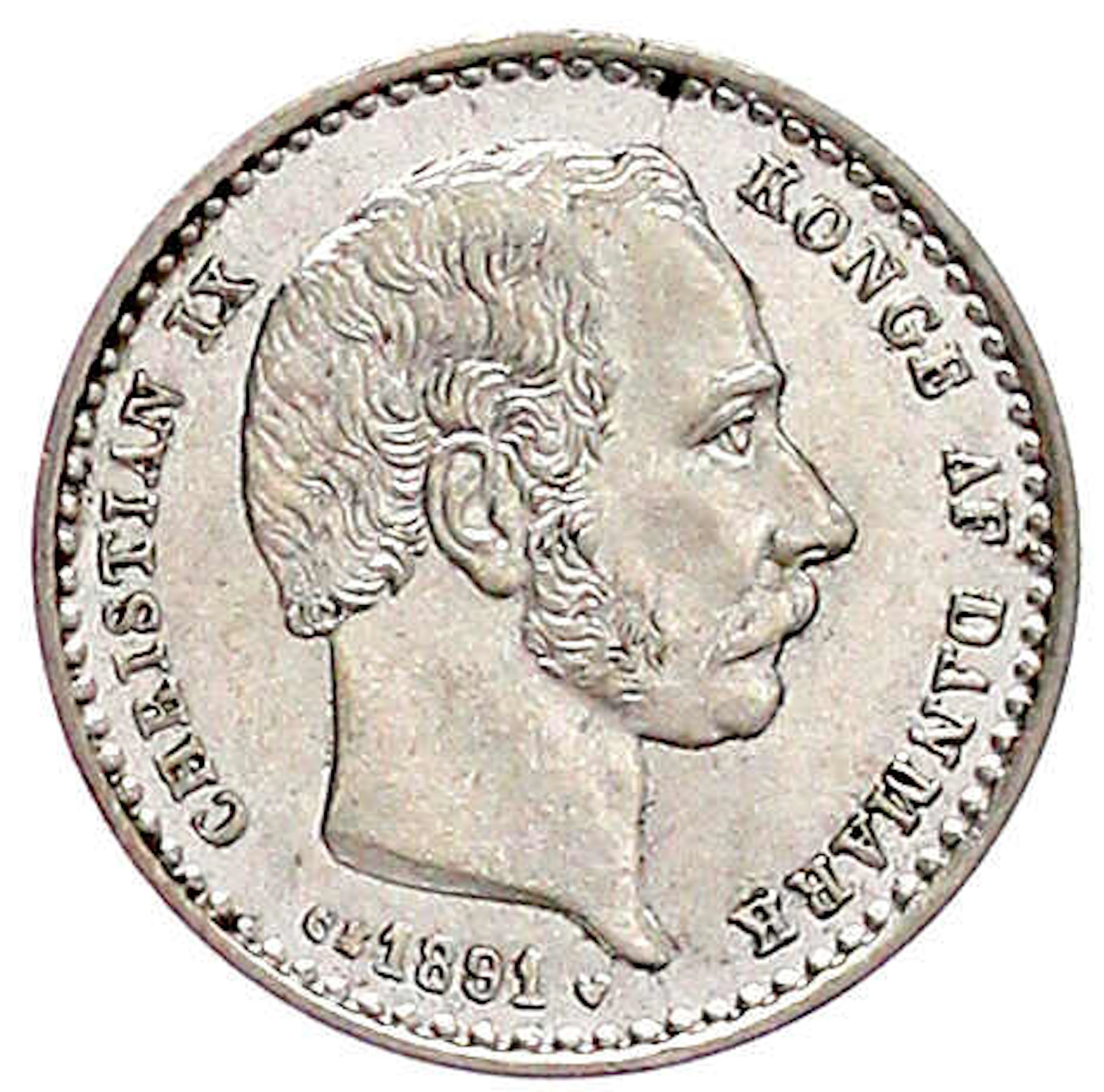 Ausländische Münzen und Medaillen, Dänemark, Christian IX., 1863-1906