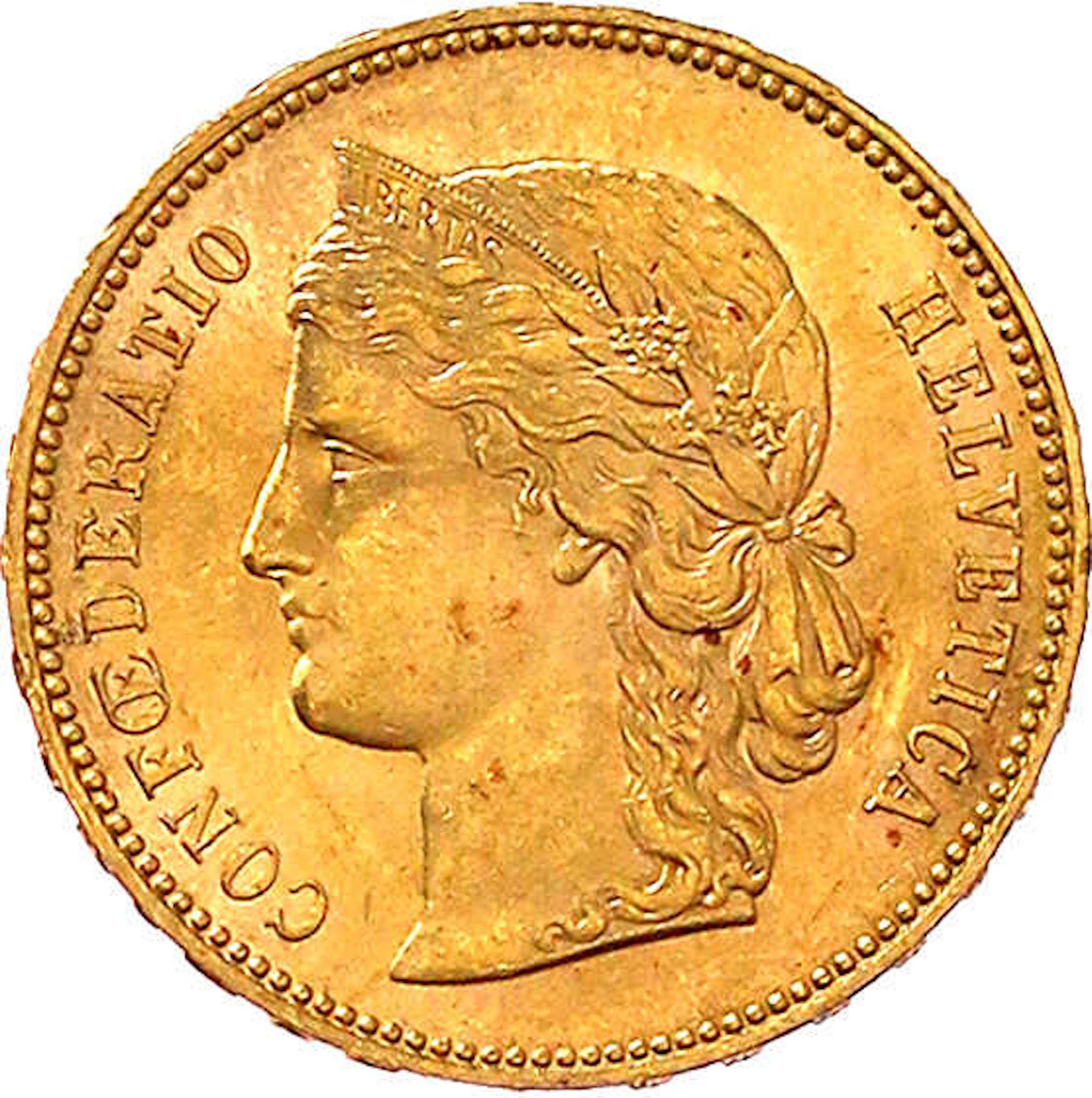 Ausländische Goldmünzen und -medaillen, Schweiz, Eidgenossenschaft, seit 1850