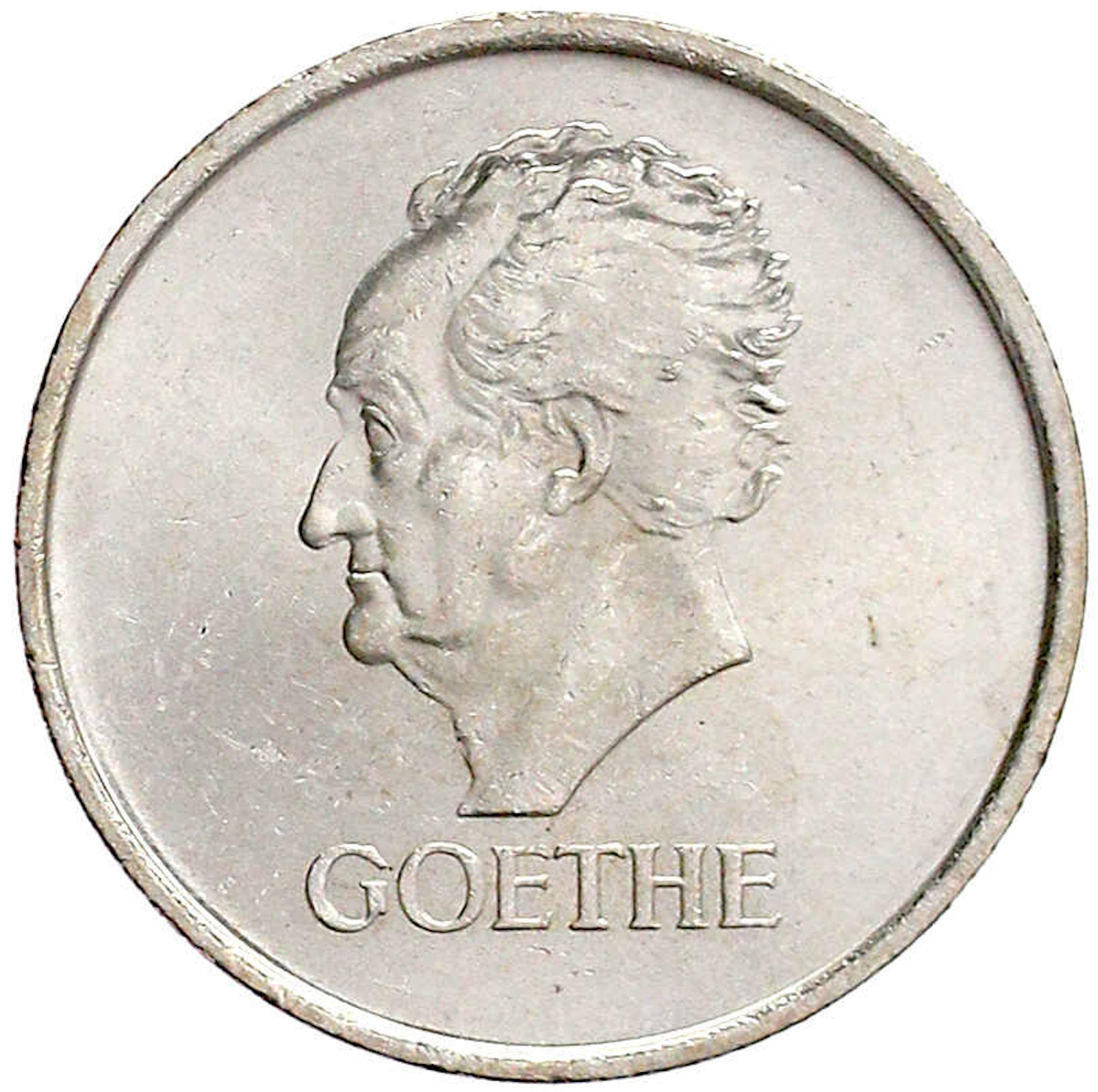 Weimarer Republik, Gedenkmünzen, 3 Reichsmark Goethe