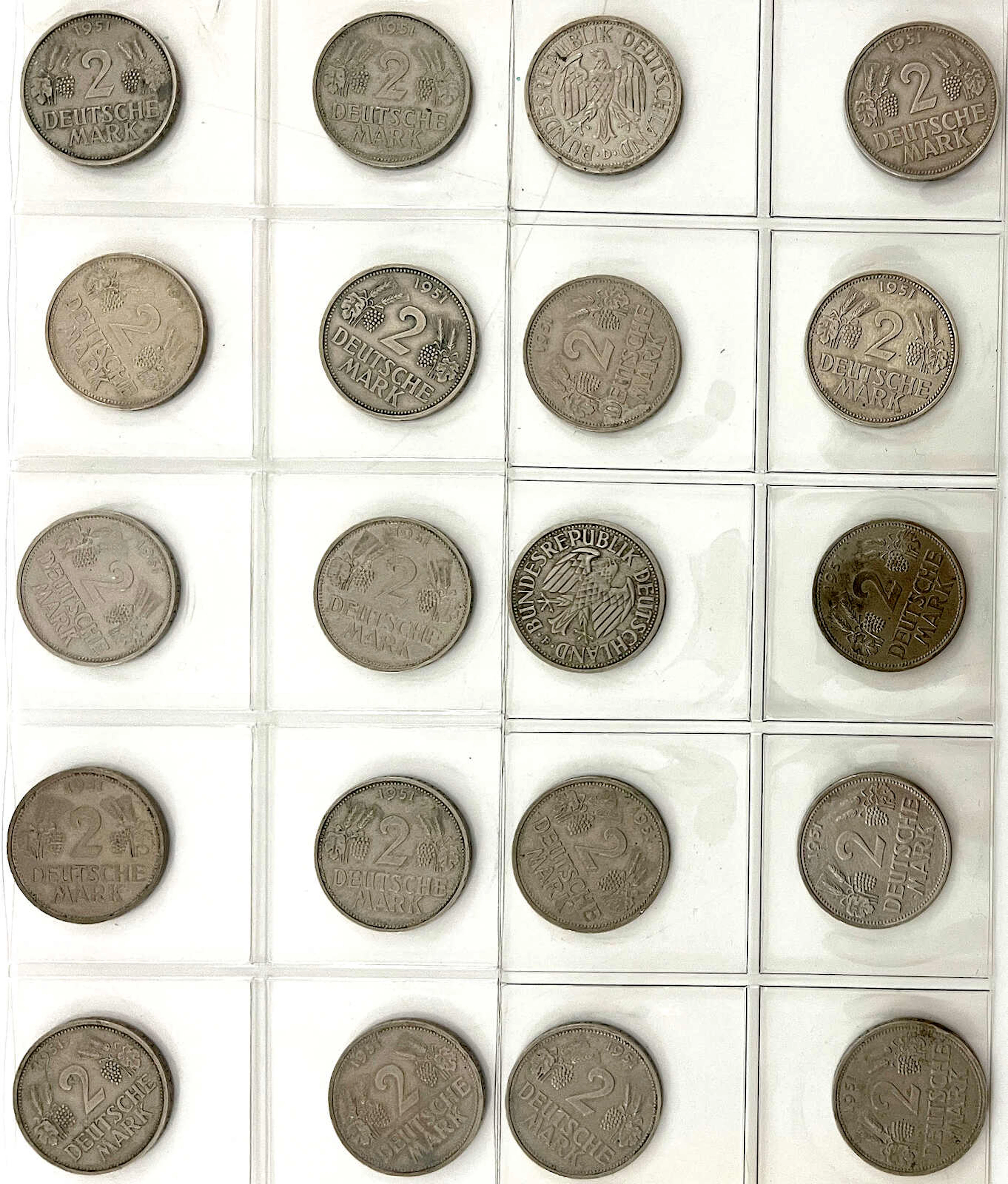 Münzen der Bundesrepublik Deutschland, Kursmünzen, 2 Deutsche Mark