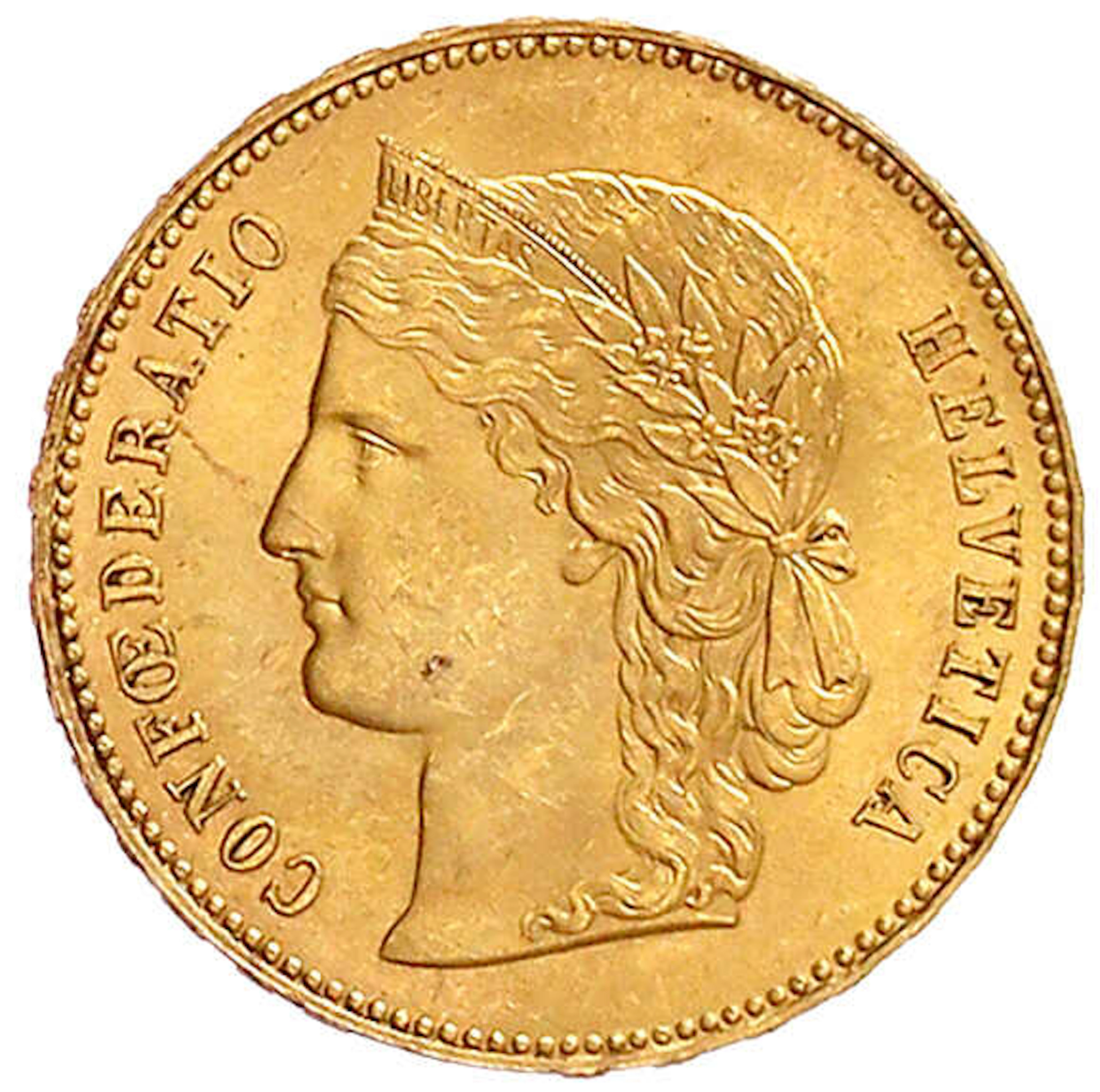 Ausländische Goldmünzen und -medaillen, Schweiz, Eidgenossenschaft, seit 1850