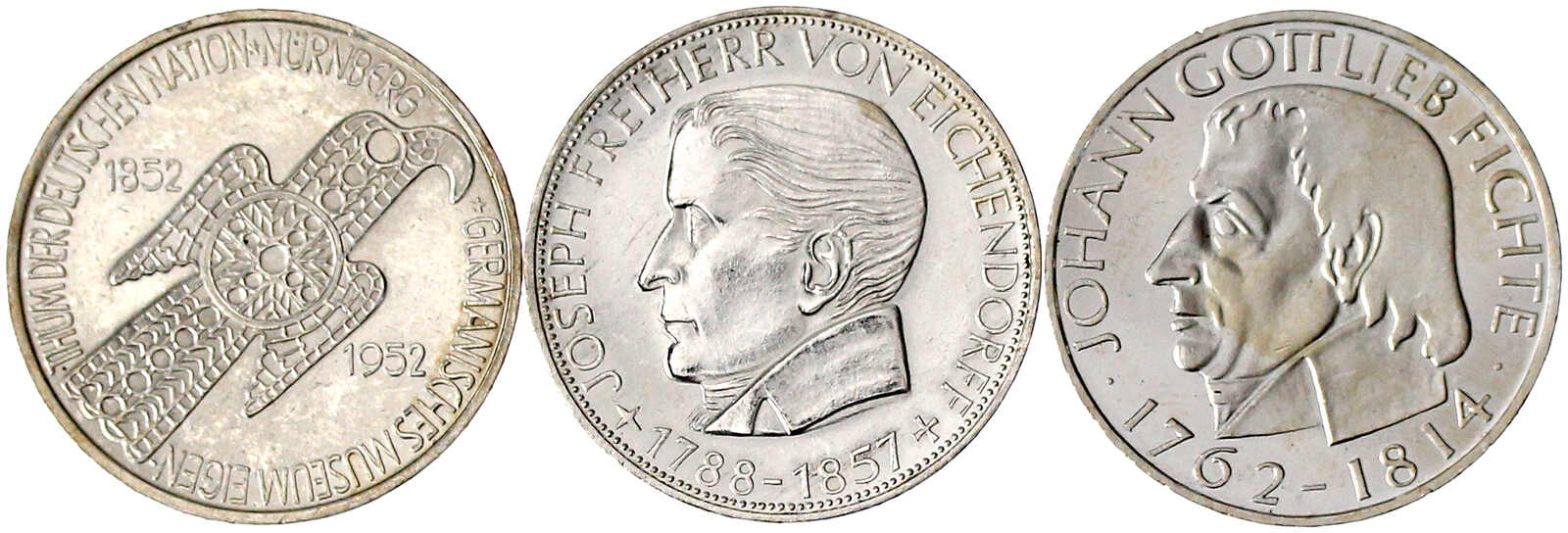 Münzen der Bundesrepublik Deutschland, Gedenkmünzen, 5 Deutsche Mark