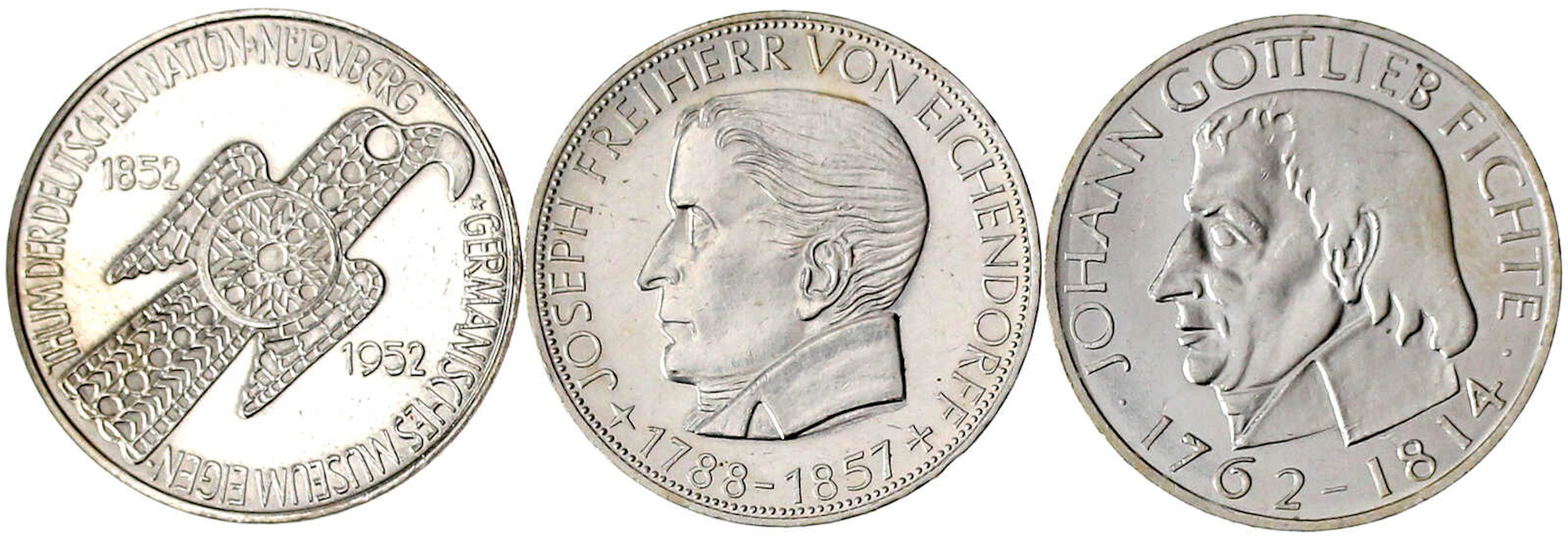 Münzen der Bundesrepublik Deutschland, Gedenkmünzen, 5 Deutsche Mark