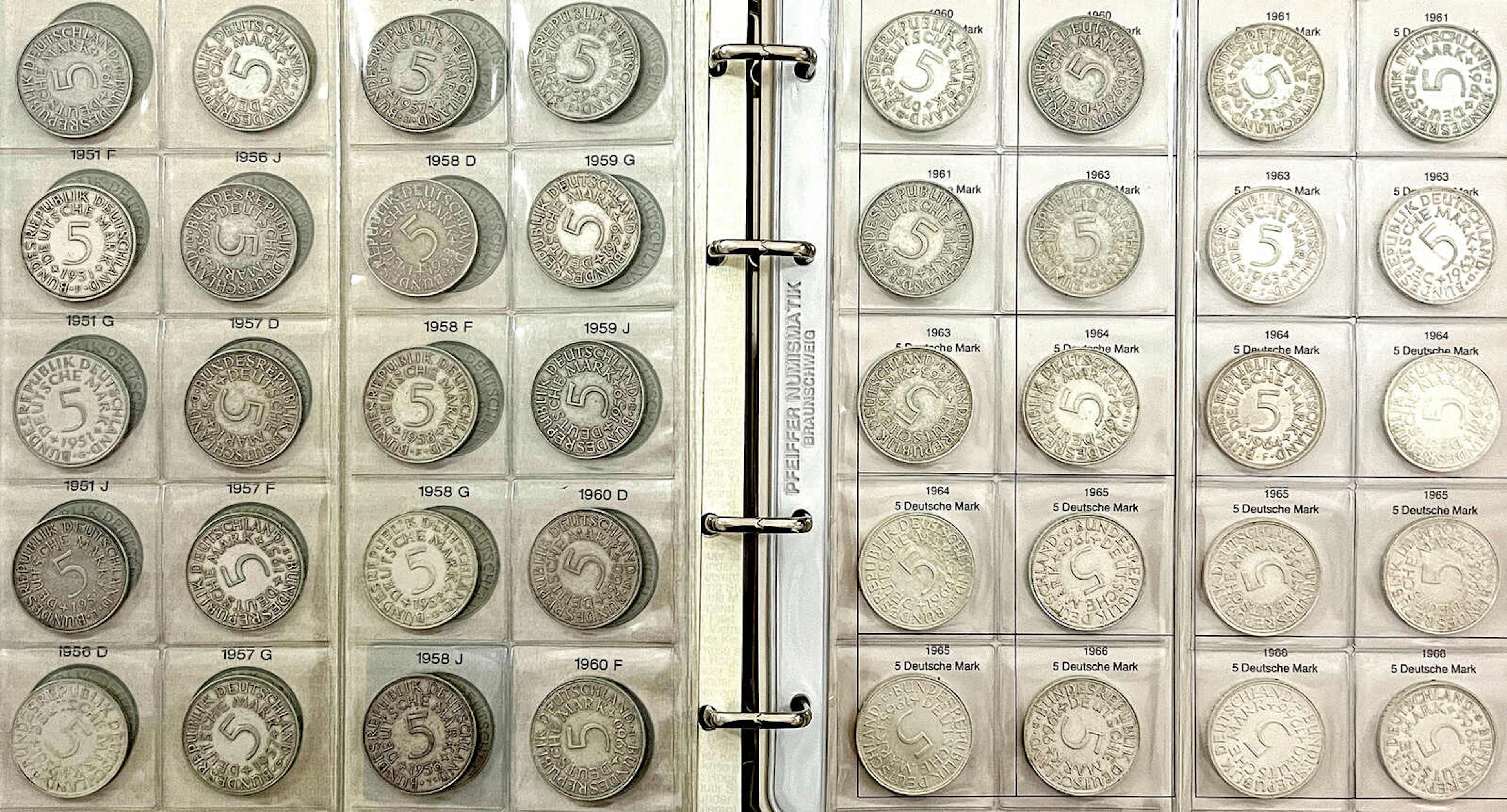 Münzen der Bundesrepublik Deutschland, Kursmünzen, 5 Deutsche Mark