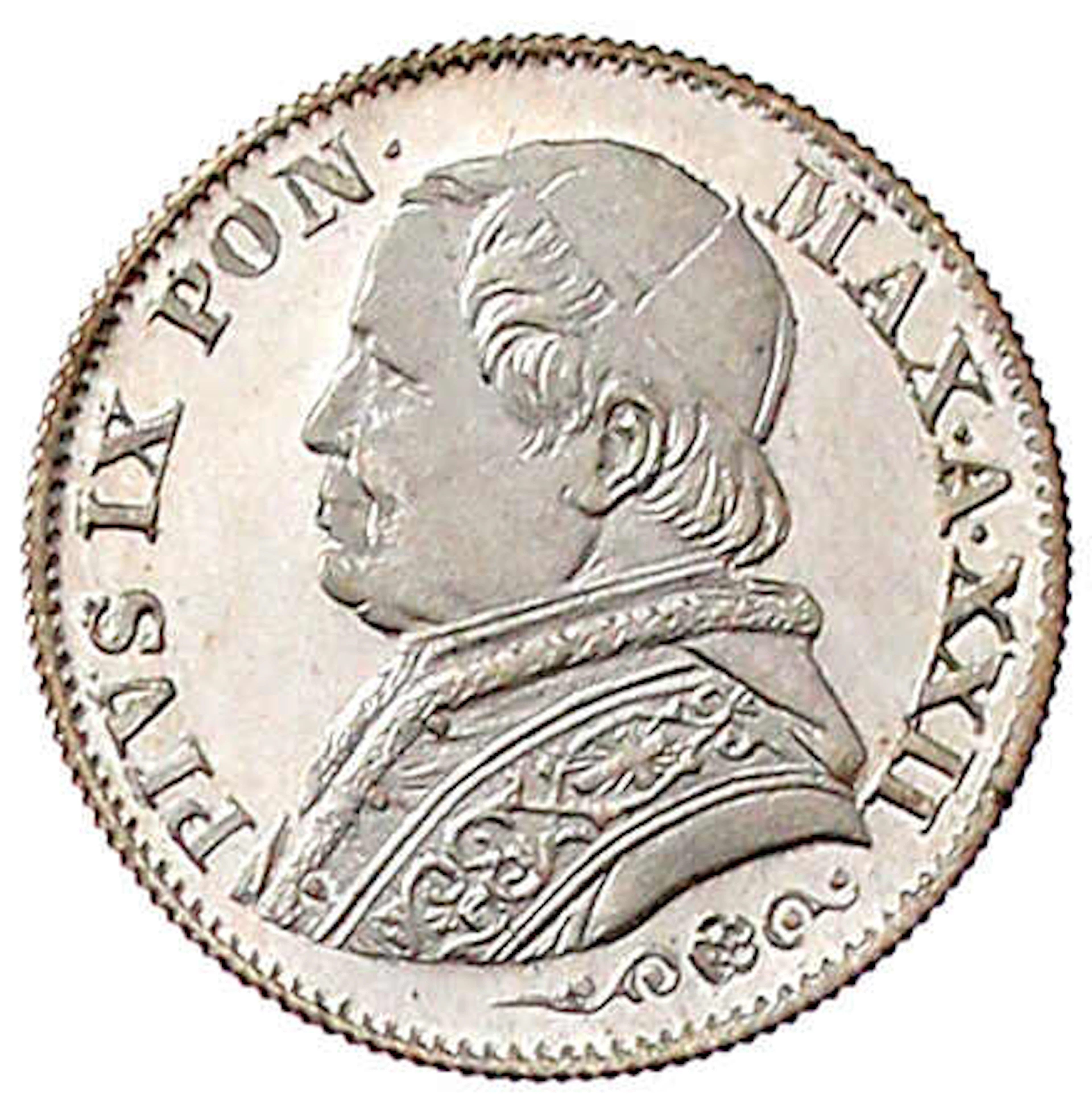 Ausländische Münzen und Medaillen, Italien-Kirchenstaat, Pius IX., 1846-1878