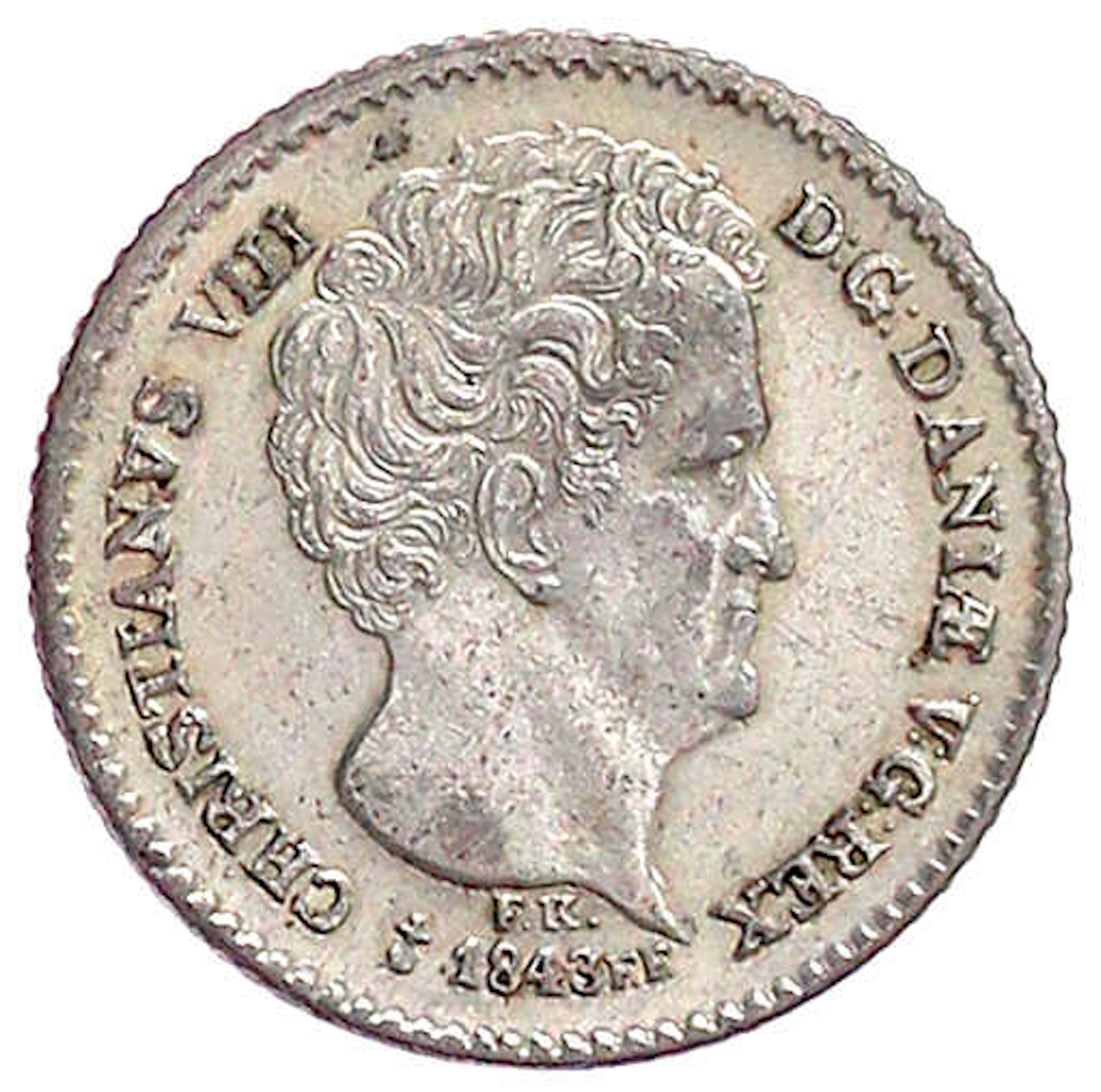 Ausländische Münzen und Medaillen, Dänemark, Christian VIII., 1839-1848