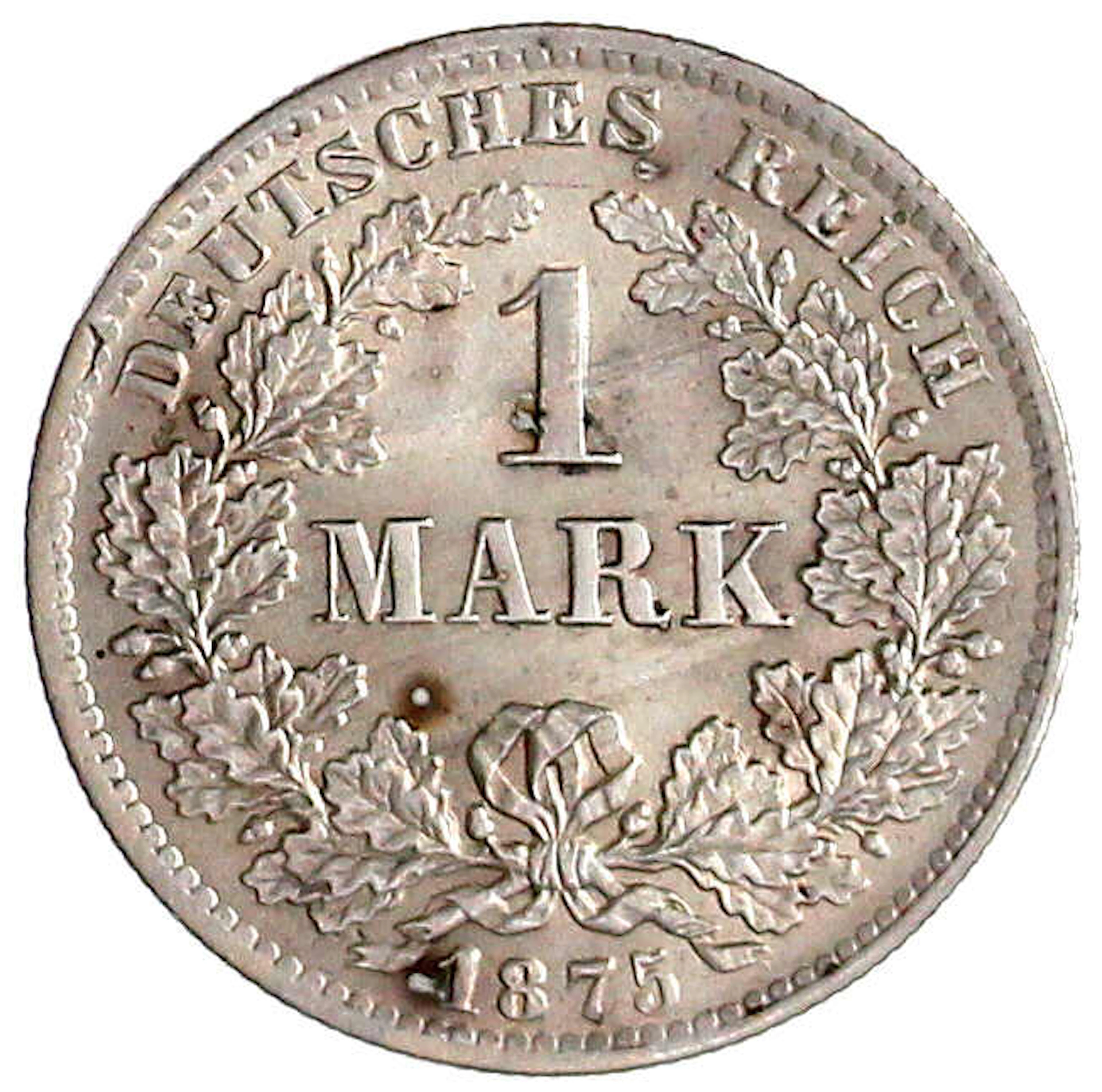 Reichskleinmünzen, 1 Mark kleiner Adler, Silber 1873-1887