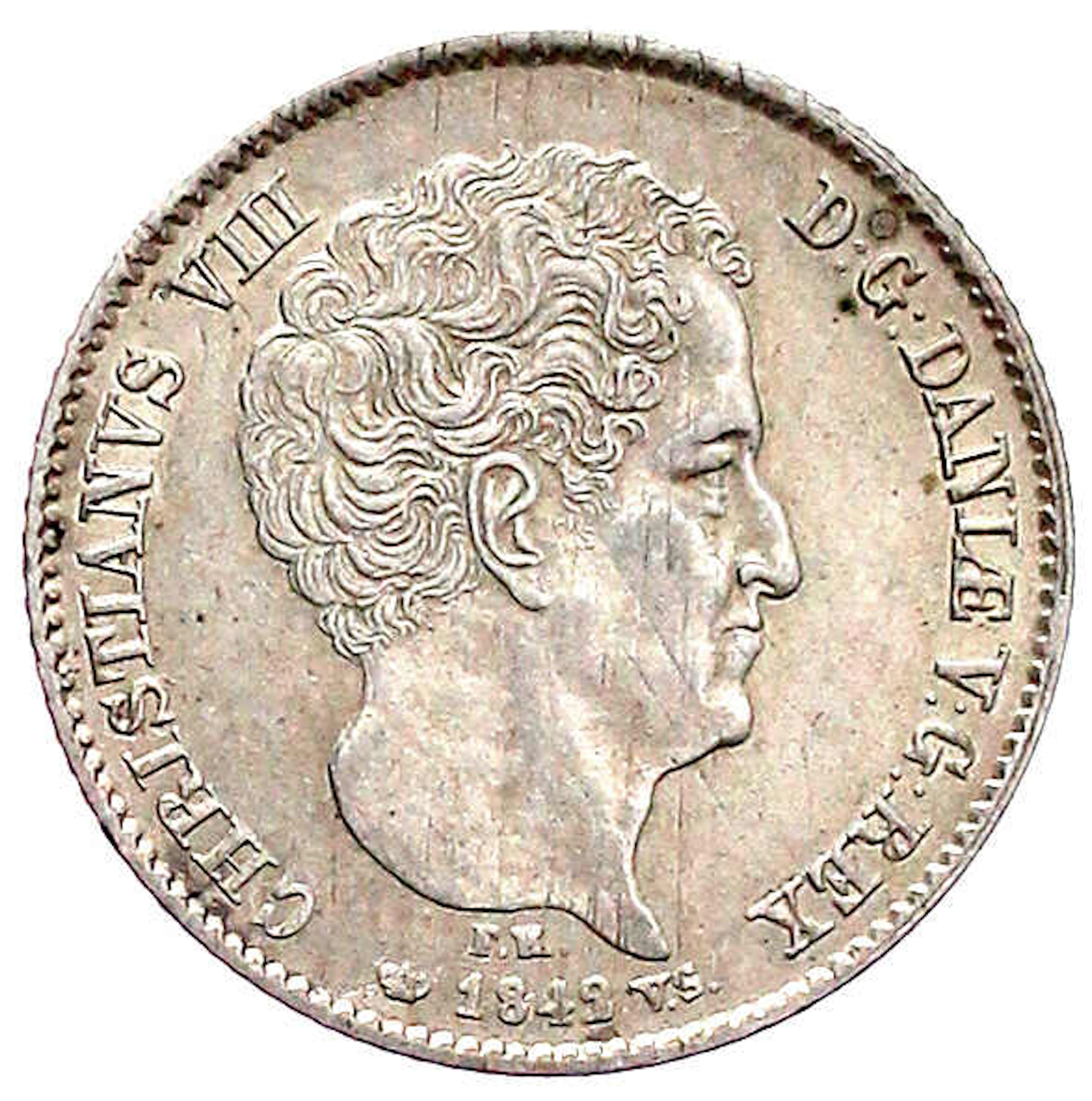 Ausländische Münzen und Medaillen, Dänemark, Christian VIII., 1839-1848